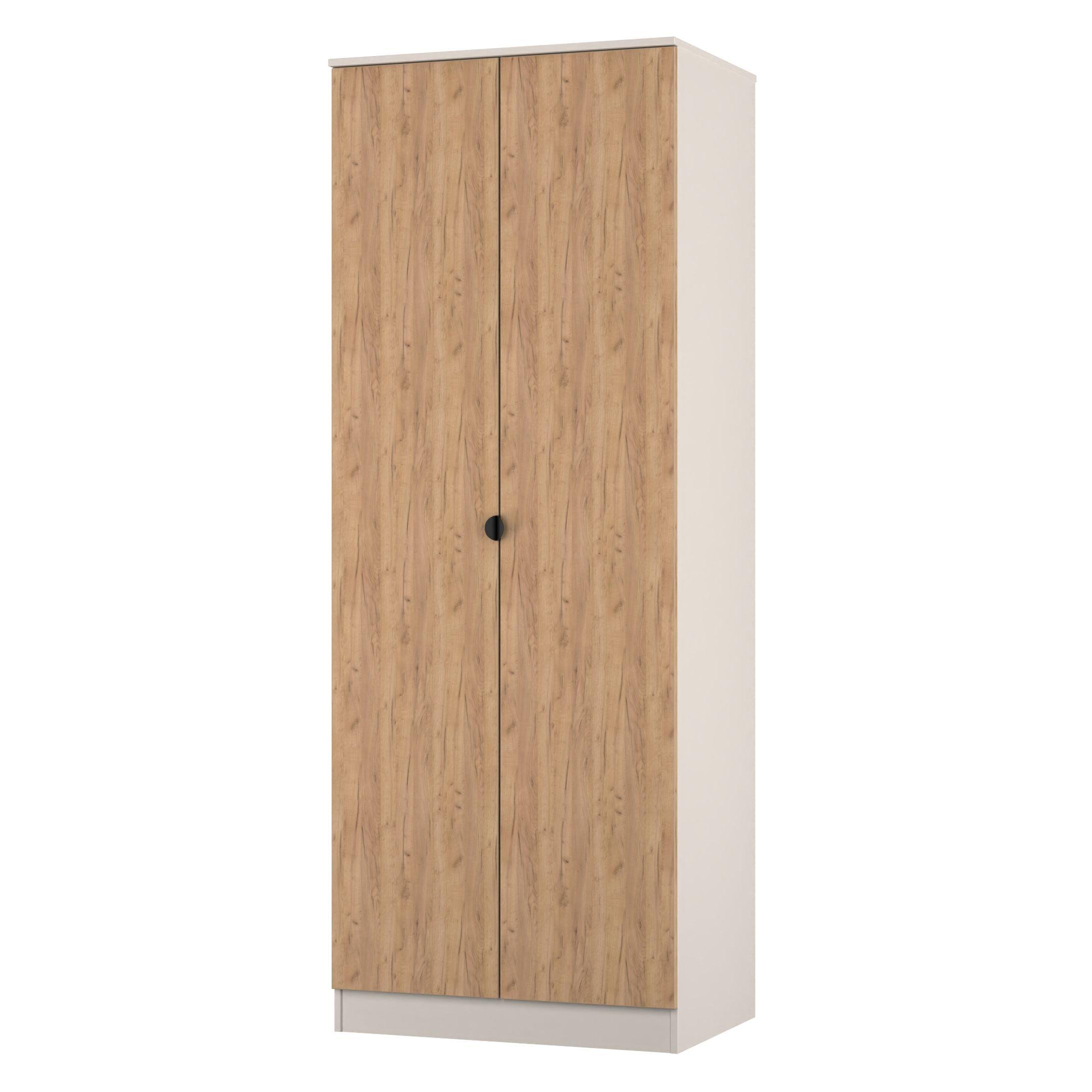 Craft Oak & Kas - Welcome Furniture - Solomon Double Wardrobe - 3