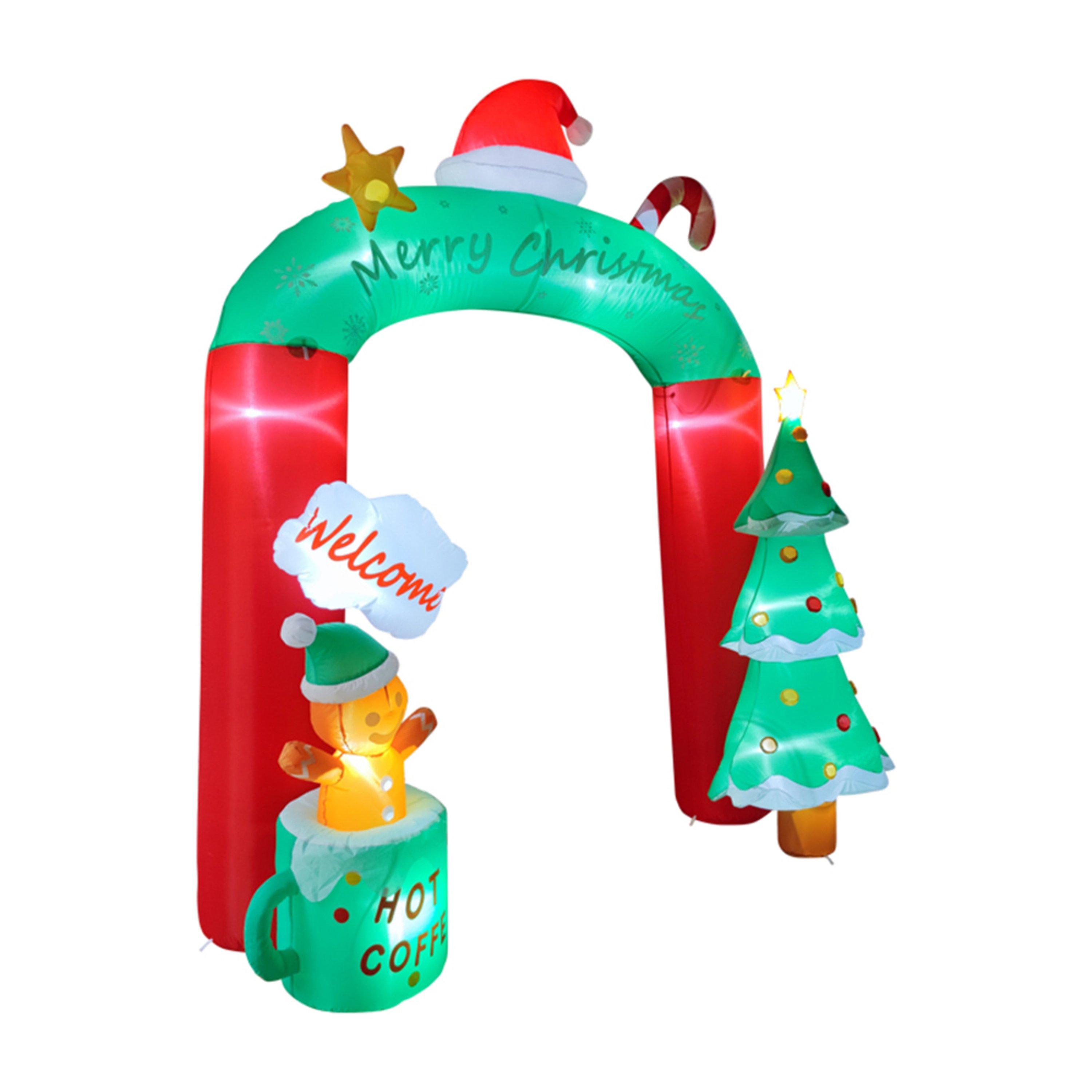 Multi-Colour - LIFE IDEAS - 2.7M Inflatable Christmas Decoration - 2
