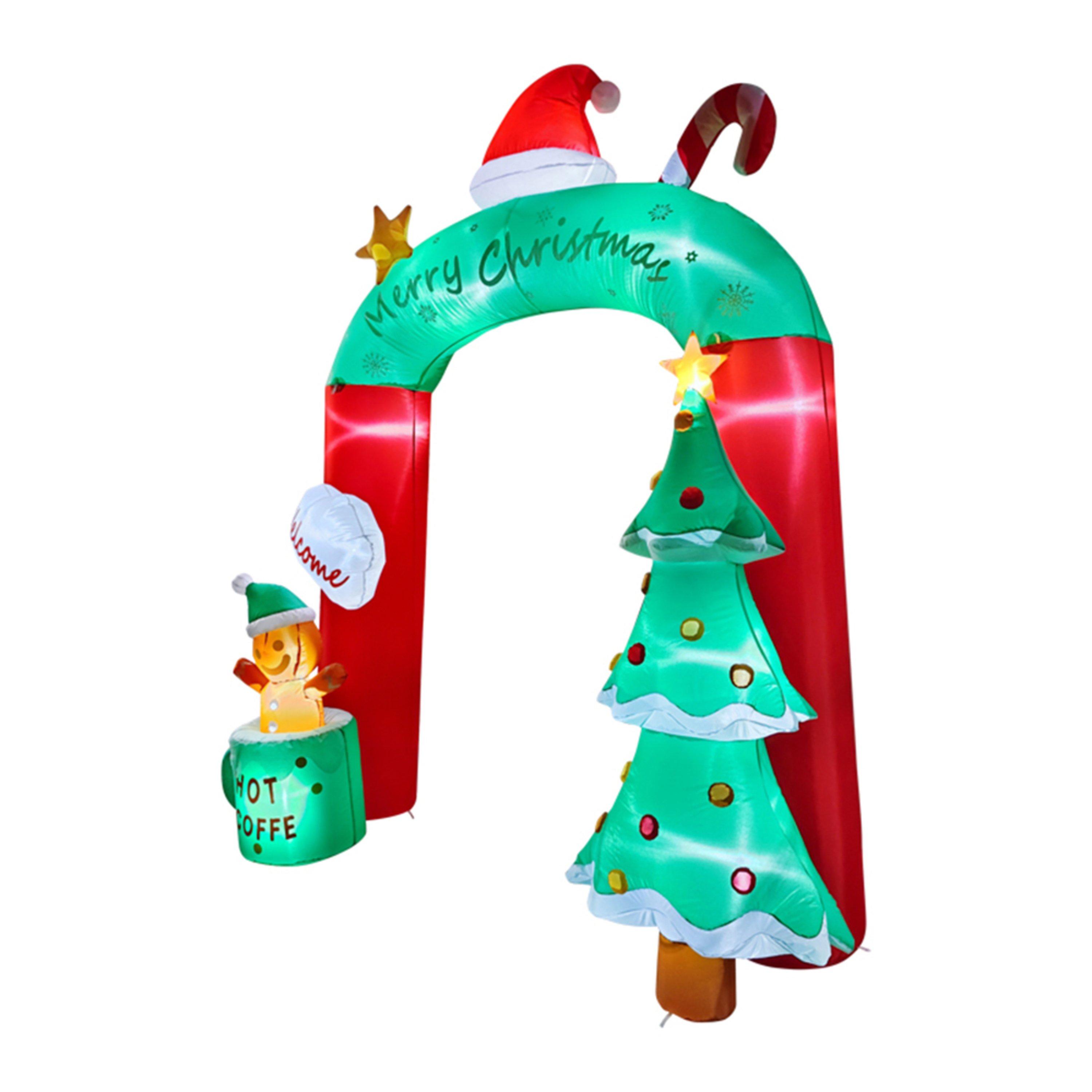 Multi-Colour - LIFE IDEAS - 2.7M Inflatable Christmas Decoration - 3