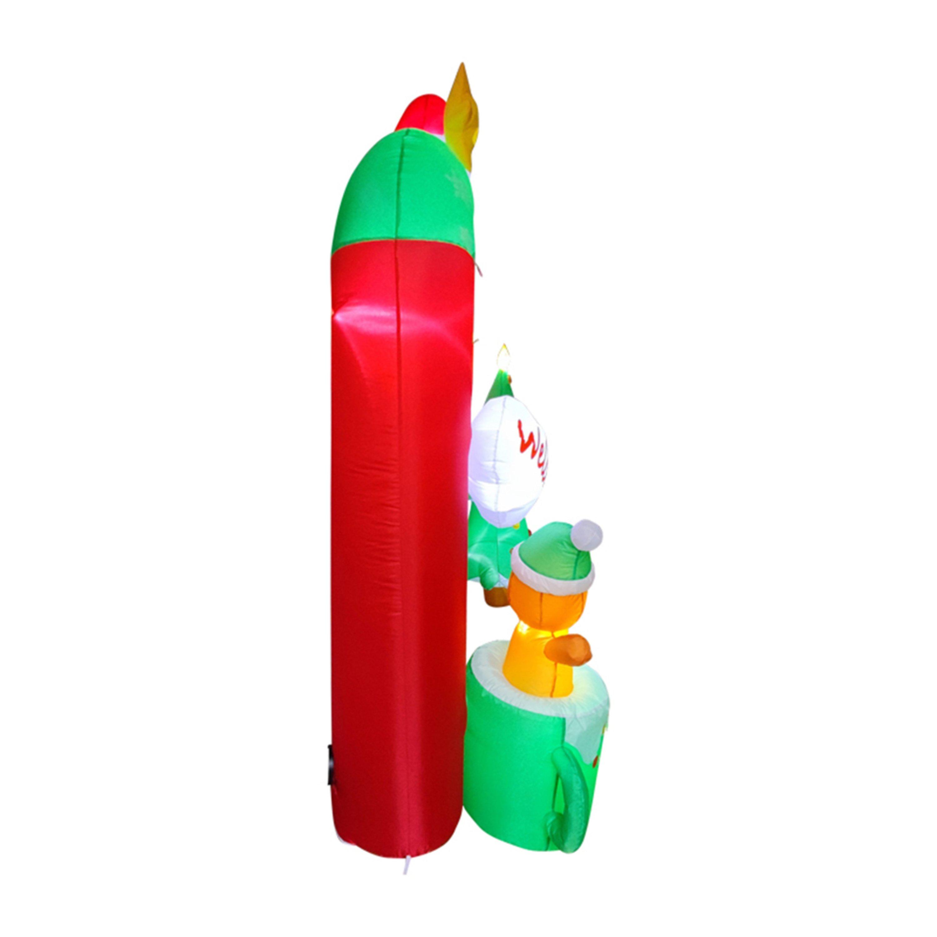Multi-Colour - LIFE IDEAS - 2.7M Inflatable Christmas Decoration - 4