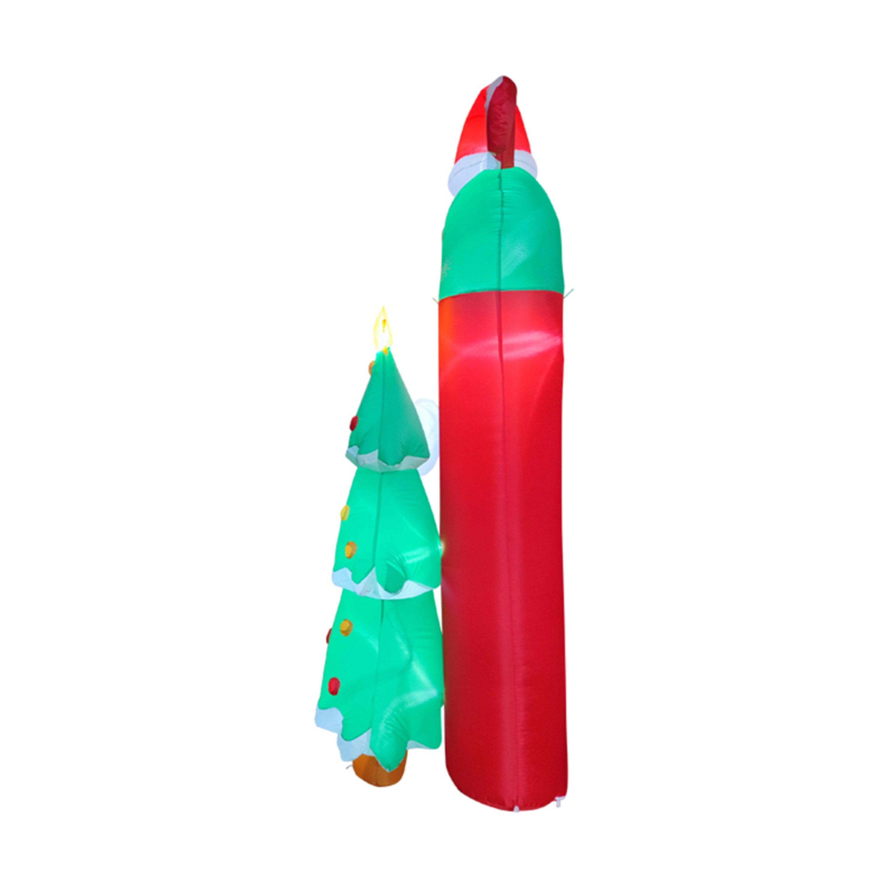 Multi-Colour - LIFE IDEAS - 2.7M Inflatable Christmas Decoration - 5