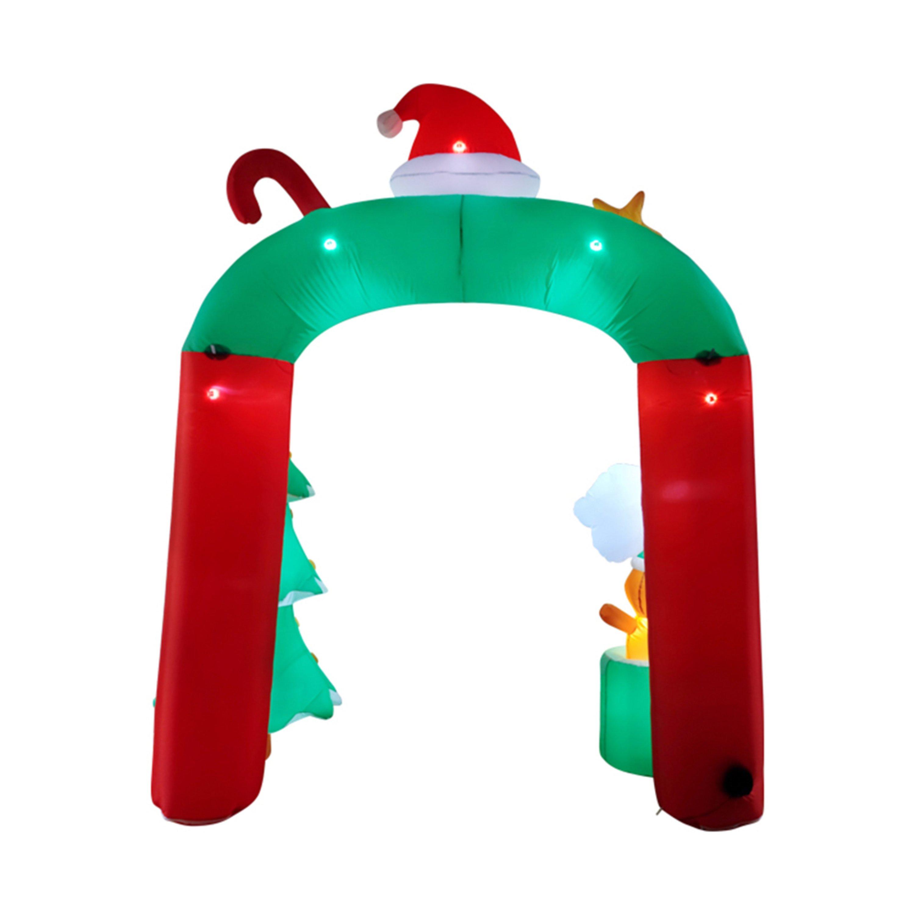 Multi-Colour - LIFE IDEAS - 2.7M Inflatable Christmas Decoration - 6
