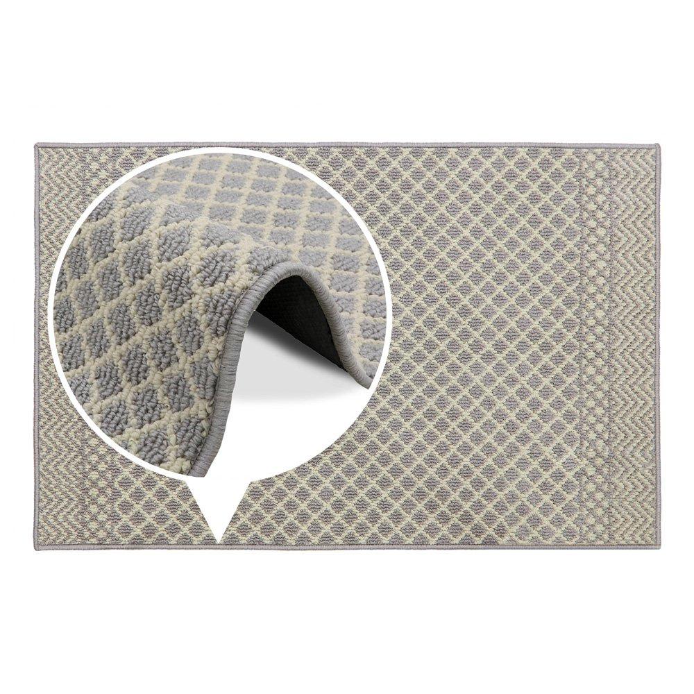 Grey - JVL - Everley Washable Rug - 7