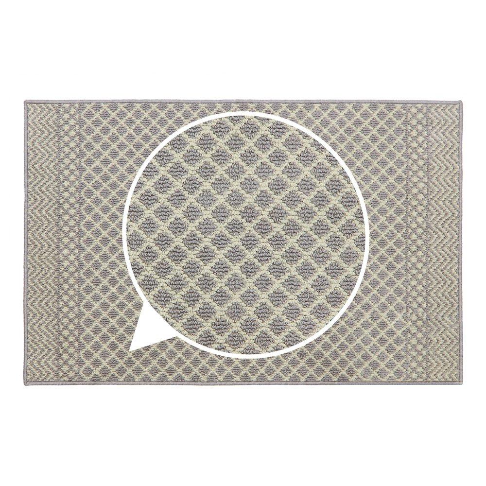 Grey - JVL - Everley Washable Rug - 8