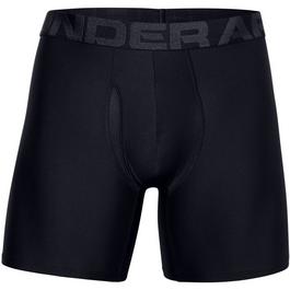 Under Armour Under 2 Pack 6inch Tech Boxers Mens