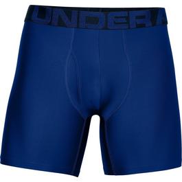 Under Armour Under 2 Pack 6inch Tech Boxers Mens