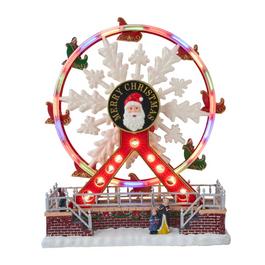 LIFE IDEAS Christmas Ferris Wheel with Music and Lights