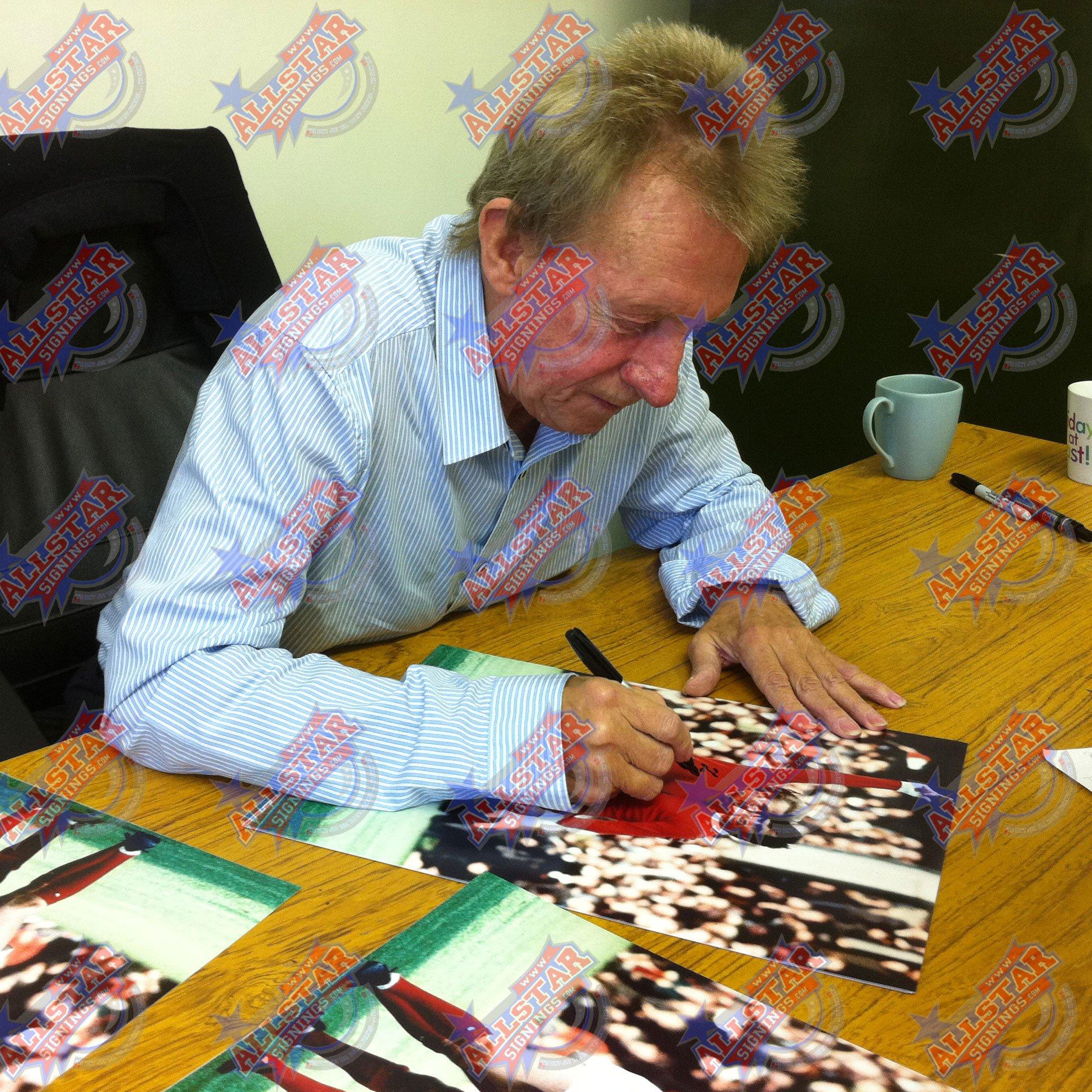 Red - AllStarSignings Ltd - Denis Law signed Manchester Utd photo - 2