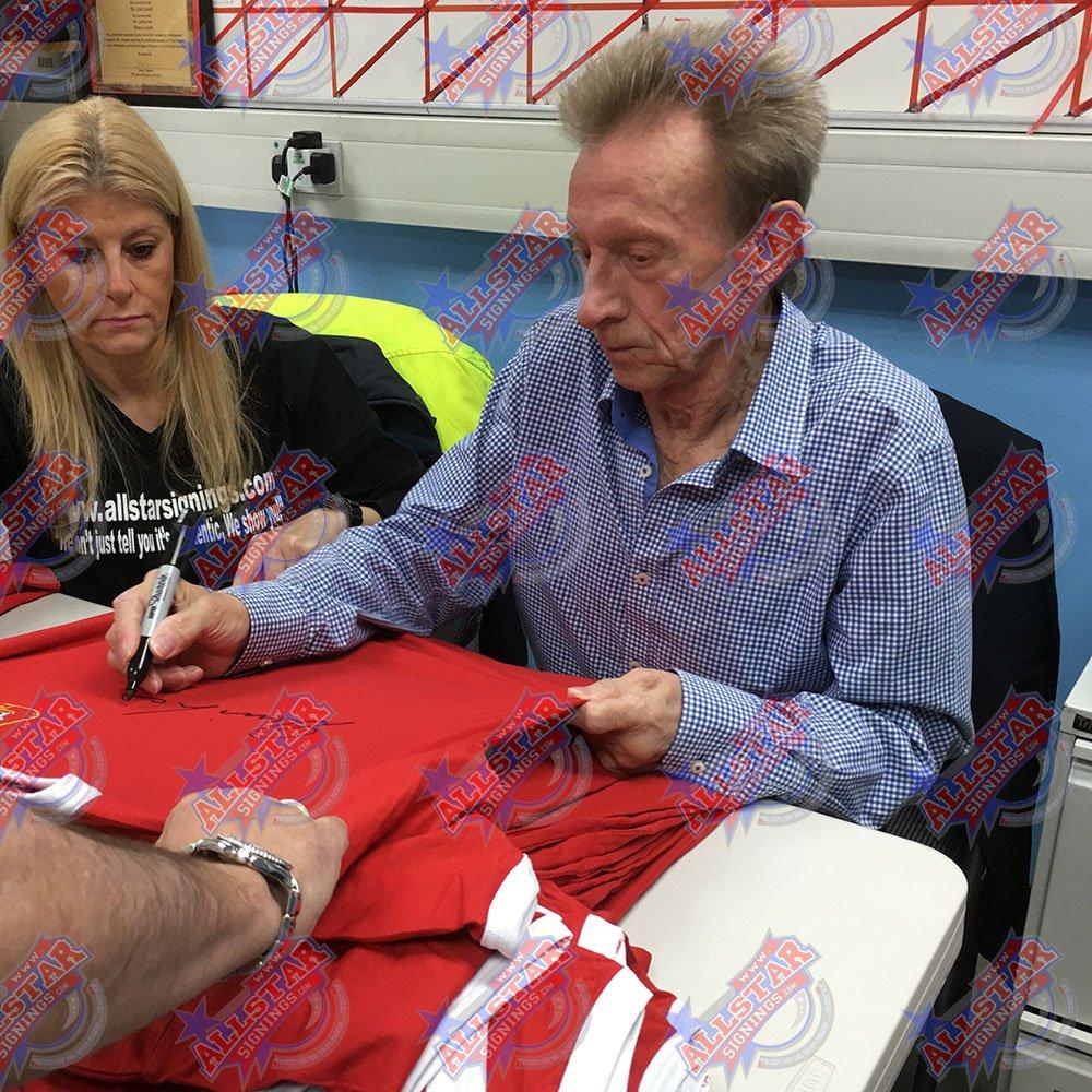 Red - AllStarSignings Ltd - Denis Law SIGNED Manchester Utd shirt - 2