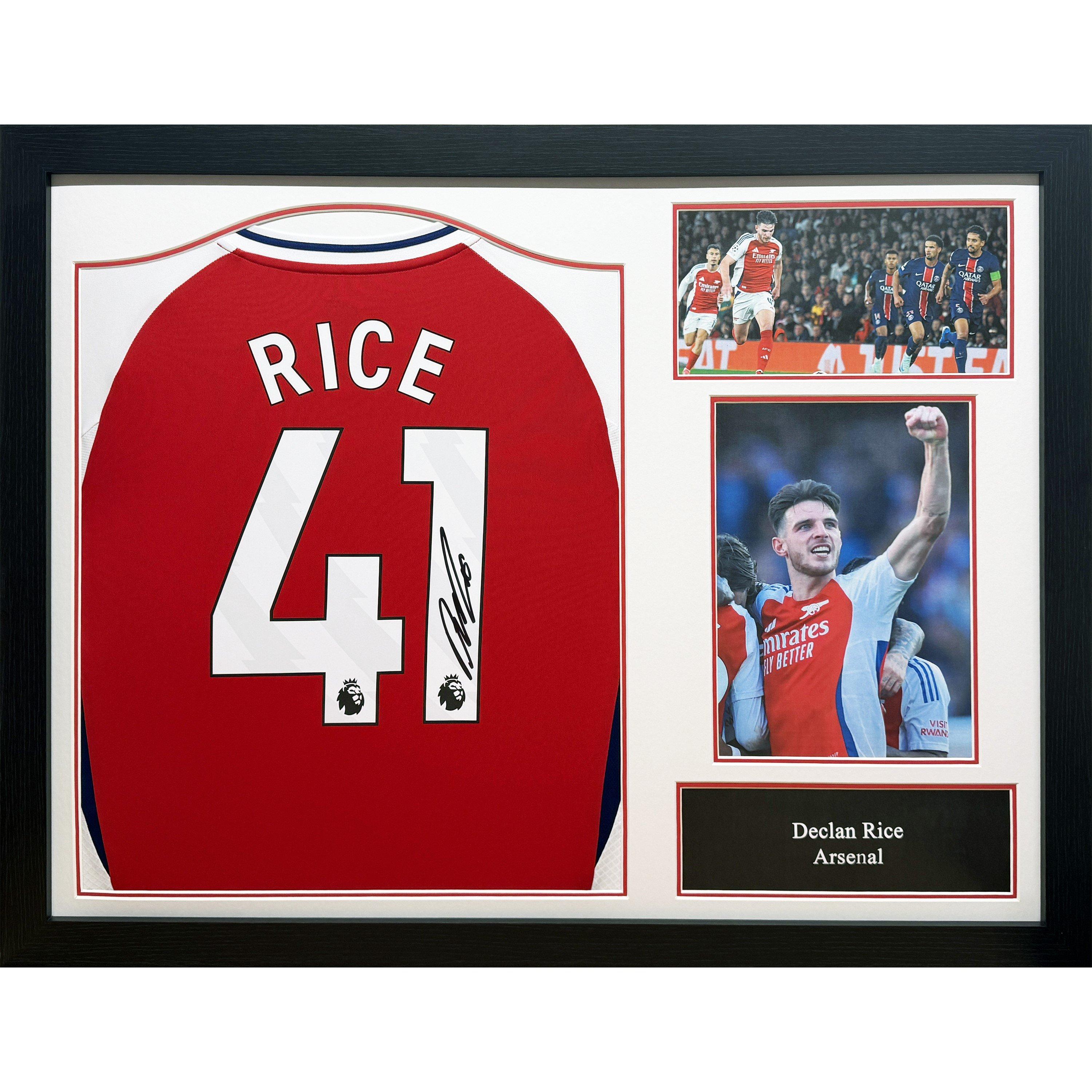 Red - AllStarSignings Ltd - Declan Rice signed Arsenal 2024/25 shirt - 1