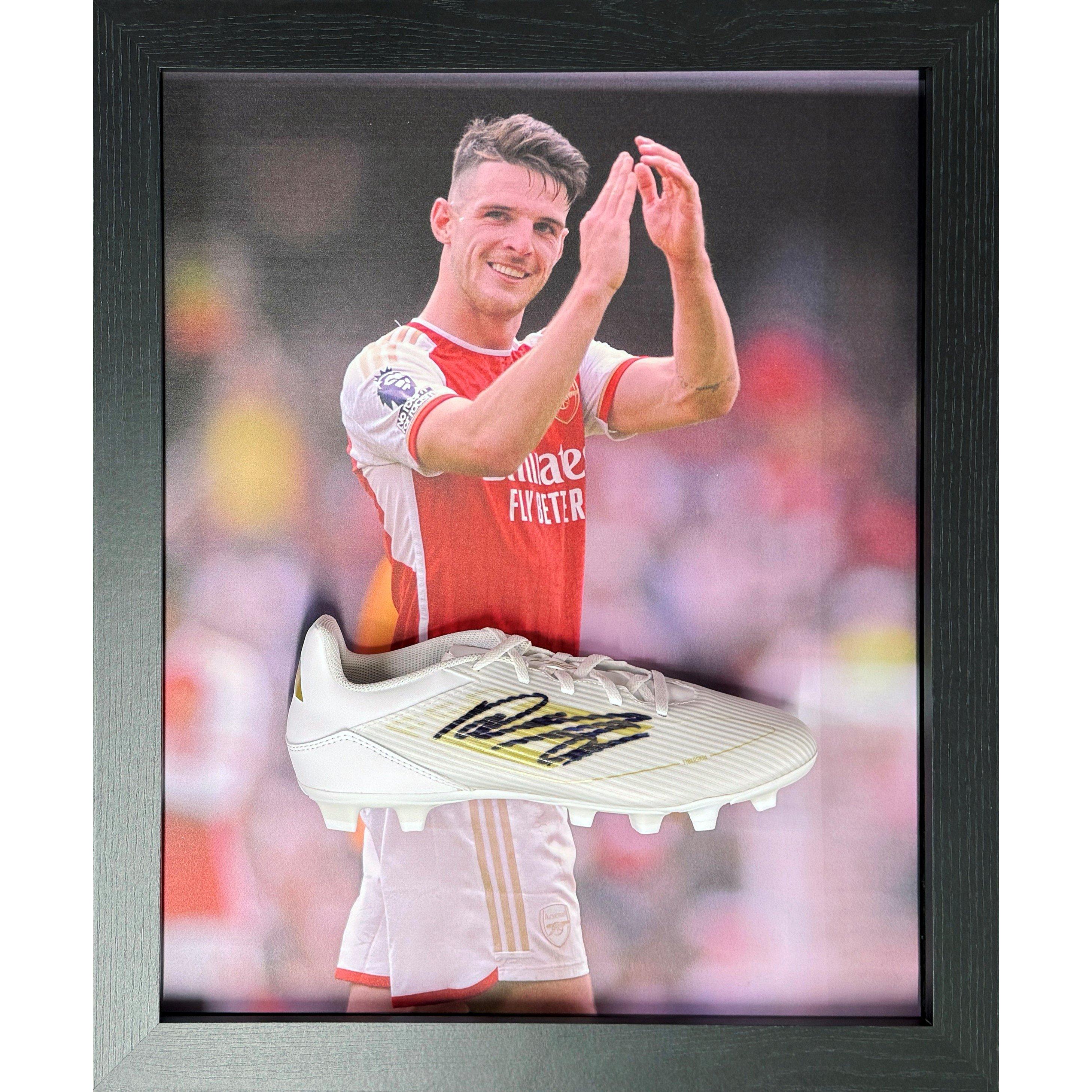 Arsenal Fc  Declan Rice Arsenal Signed Adidas Football Boot - Red