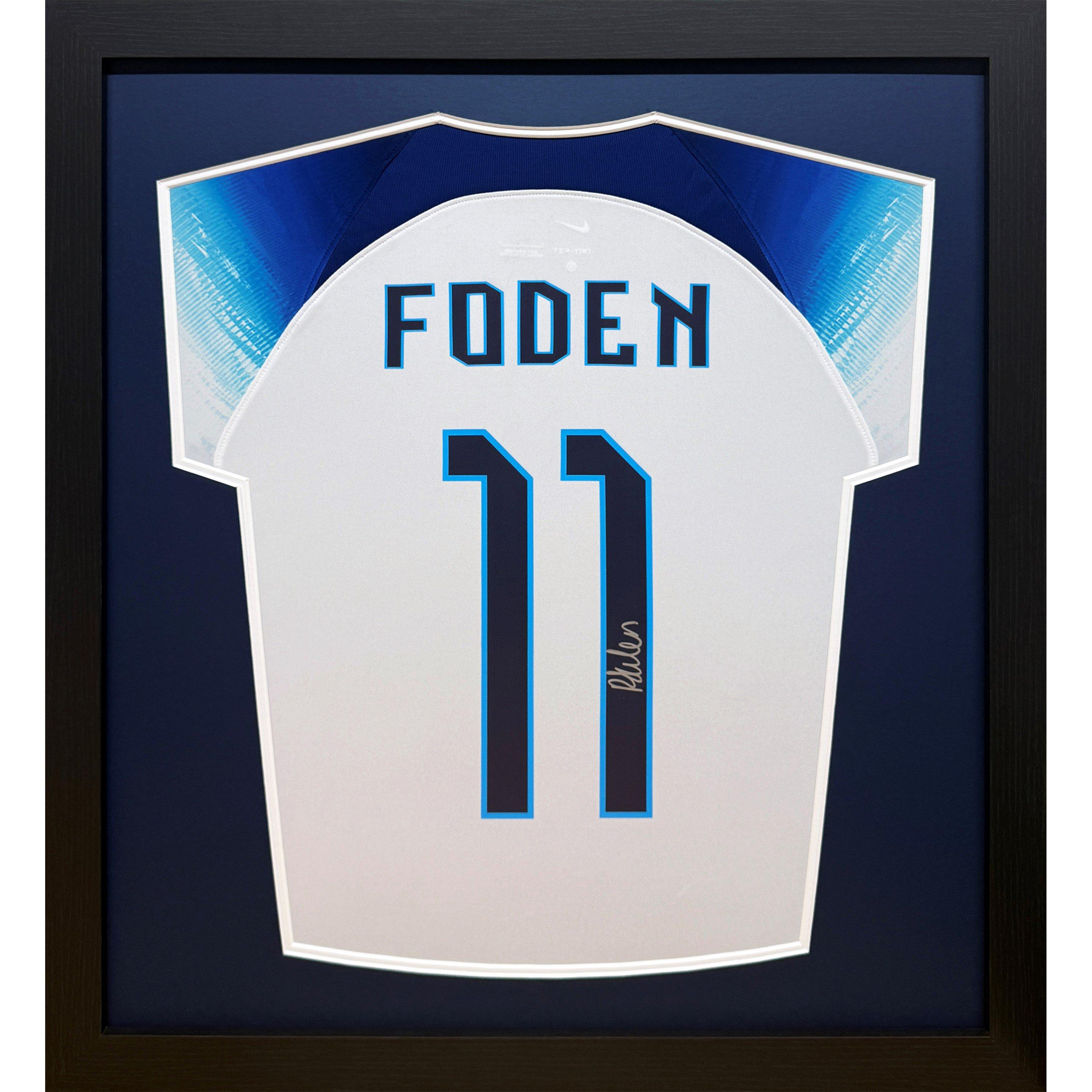 White - AllStarSignings Ltd - Phil Foden signed England football shirt - 1