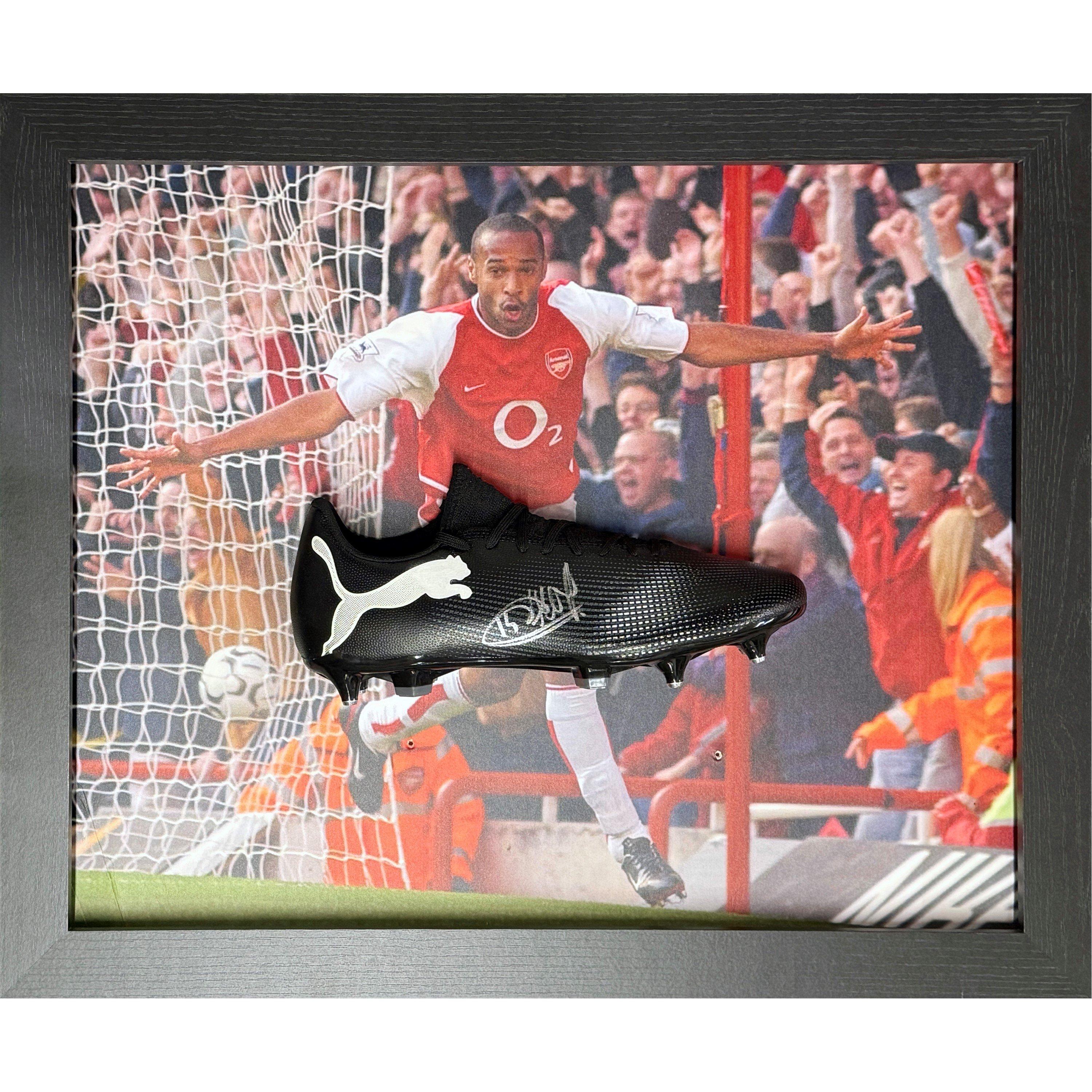 Red - Arsenal FC - Thierry Henry Arsenal signed Puma football boot - 1