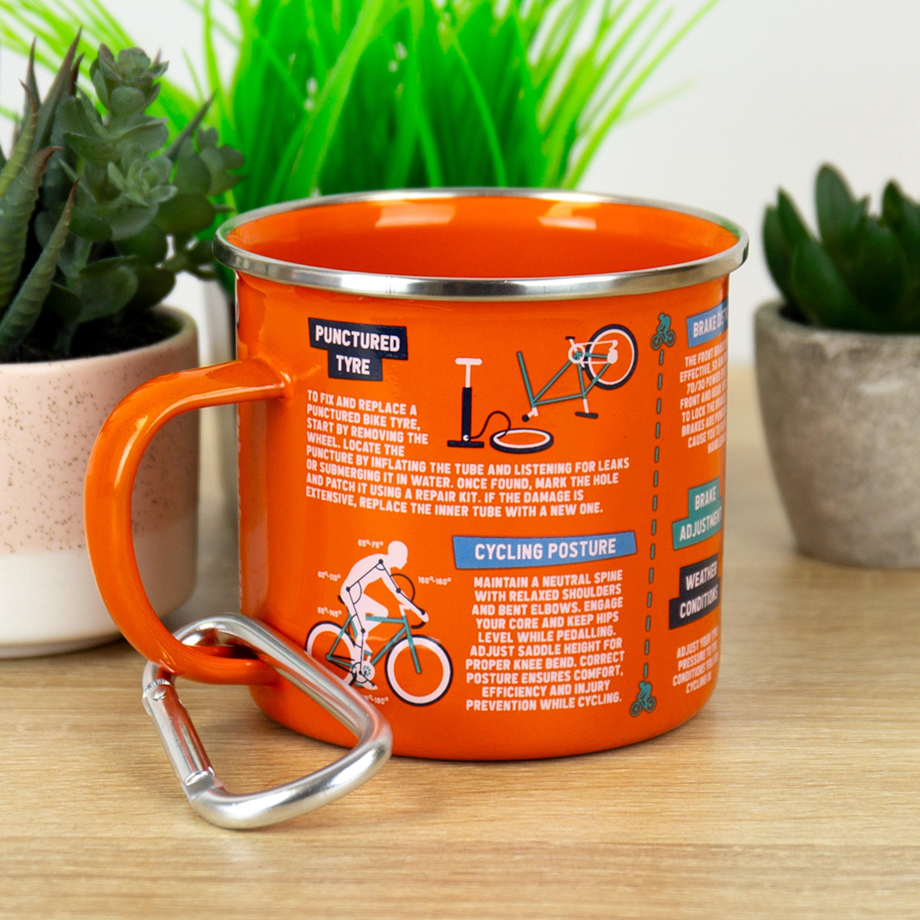 Orange - Gift Republic - Cycling Guide Mug - 3