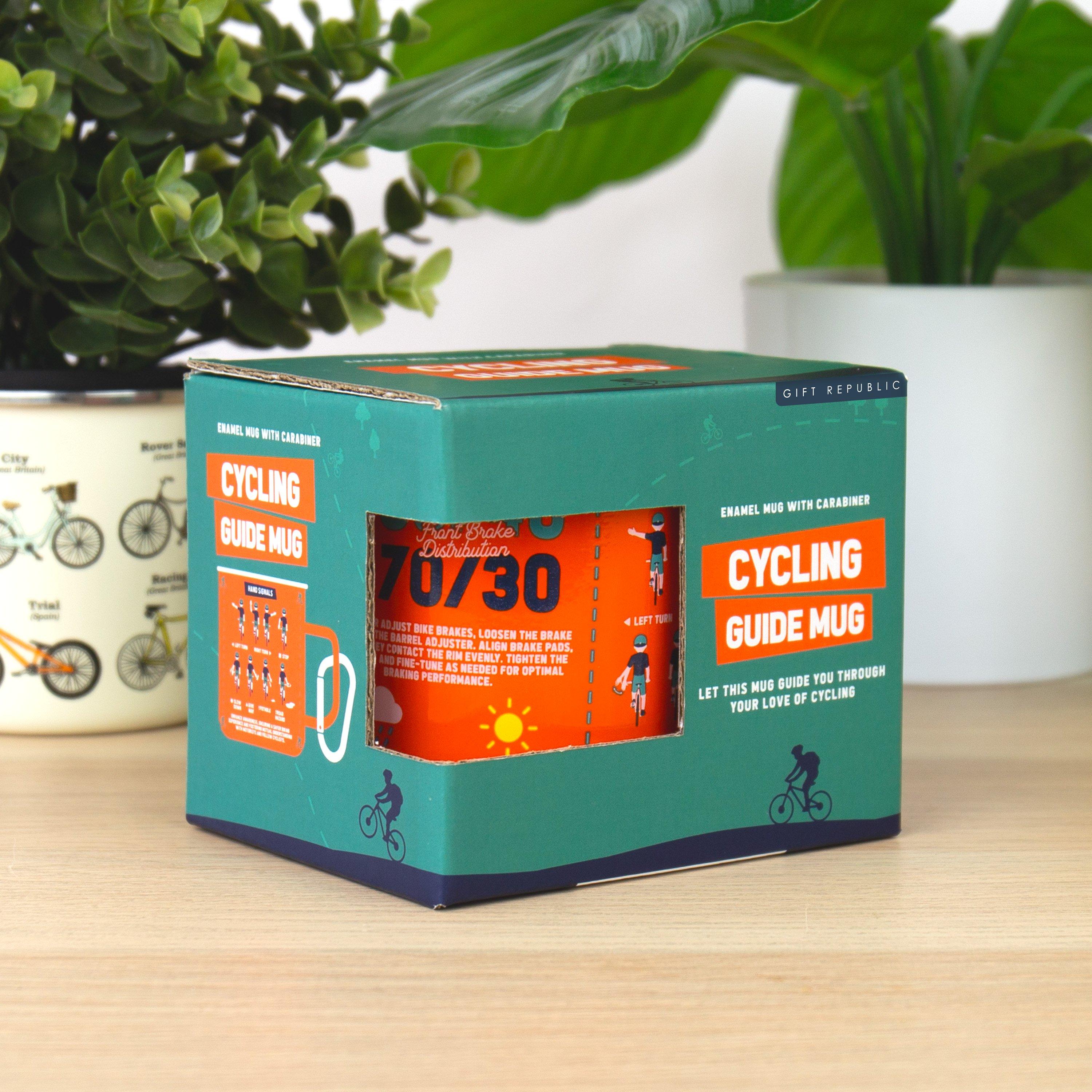 Orange - Gift Republic - Cycling Guide Mug - 4