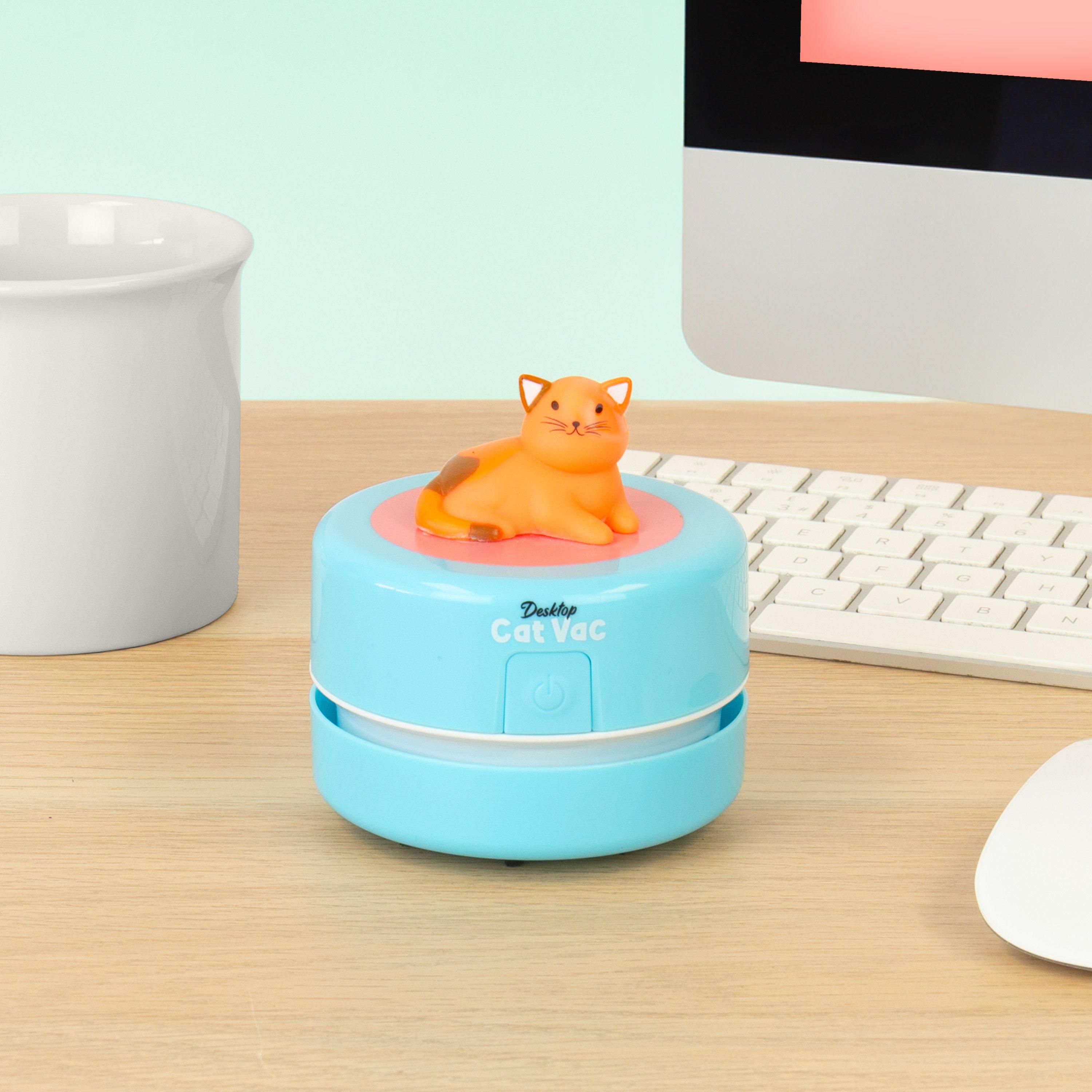 Green - Gift Republic - Cat Vac - Desktop Vacuum Cleaner - 3