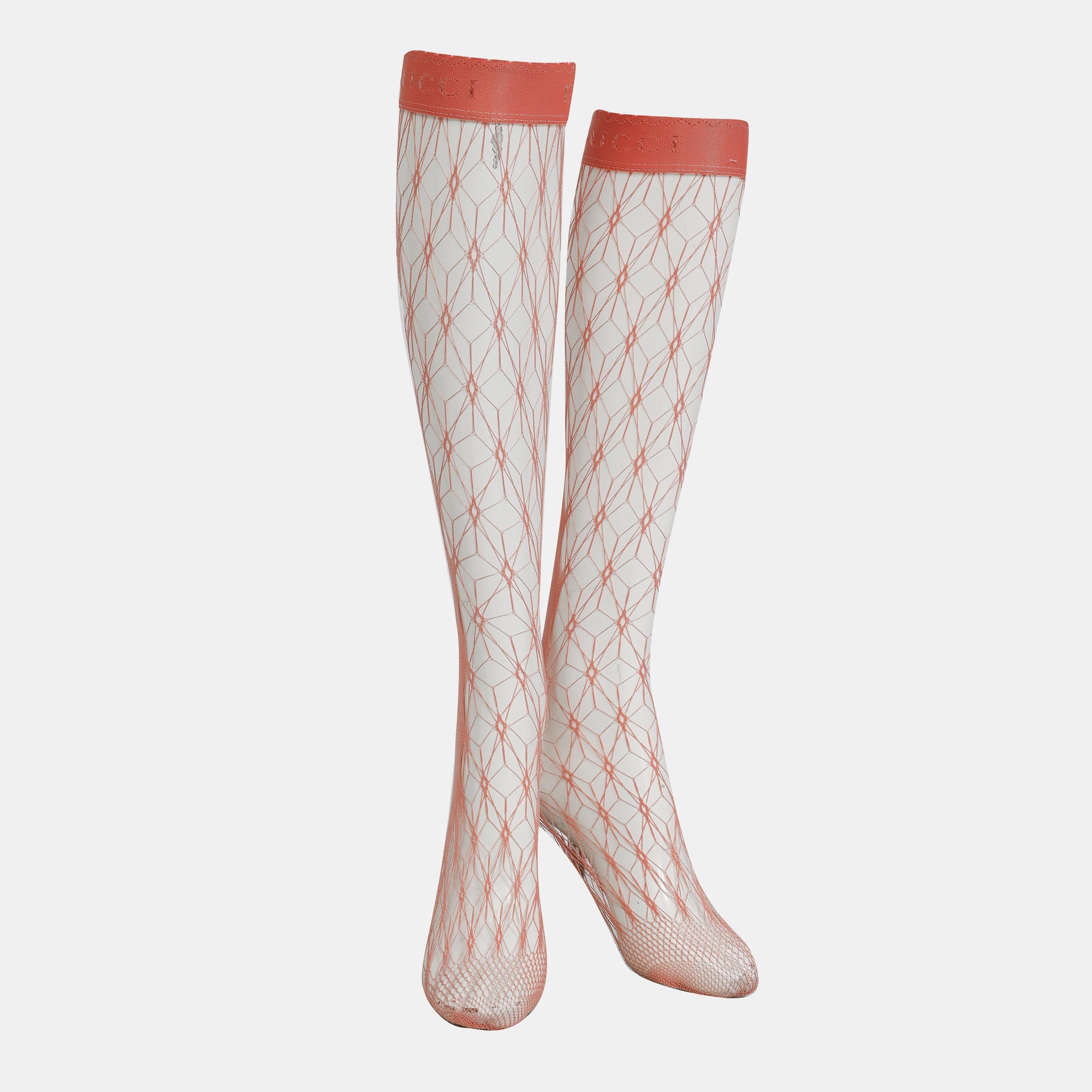 Gucci Women's Crew Socks - Rose Mole - Small