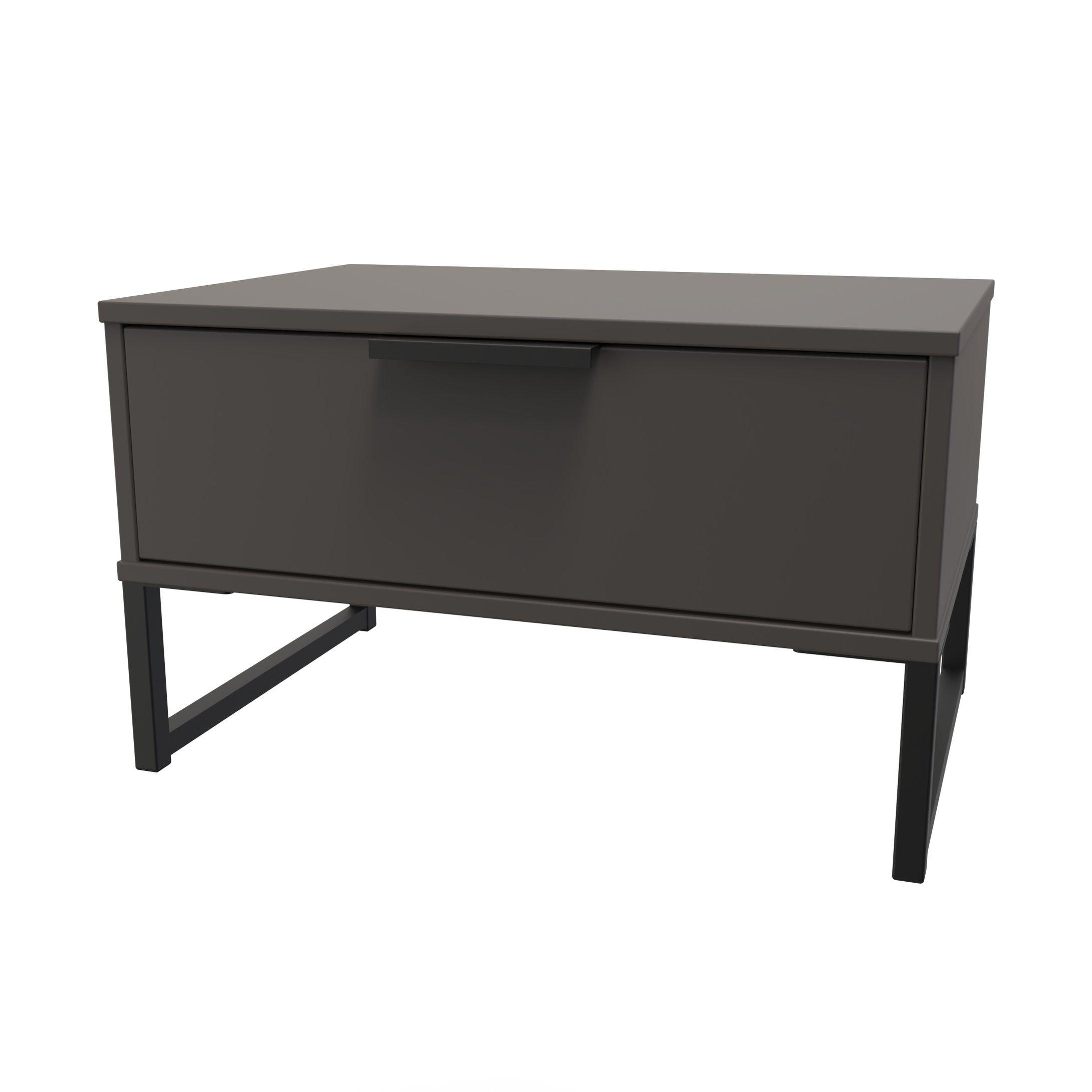 Graphite - Welcome Furniture - Hong Kong  1 Drawer Wide Side Table - 3