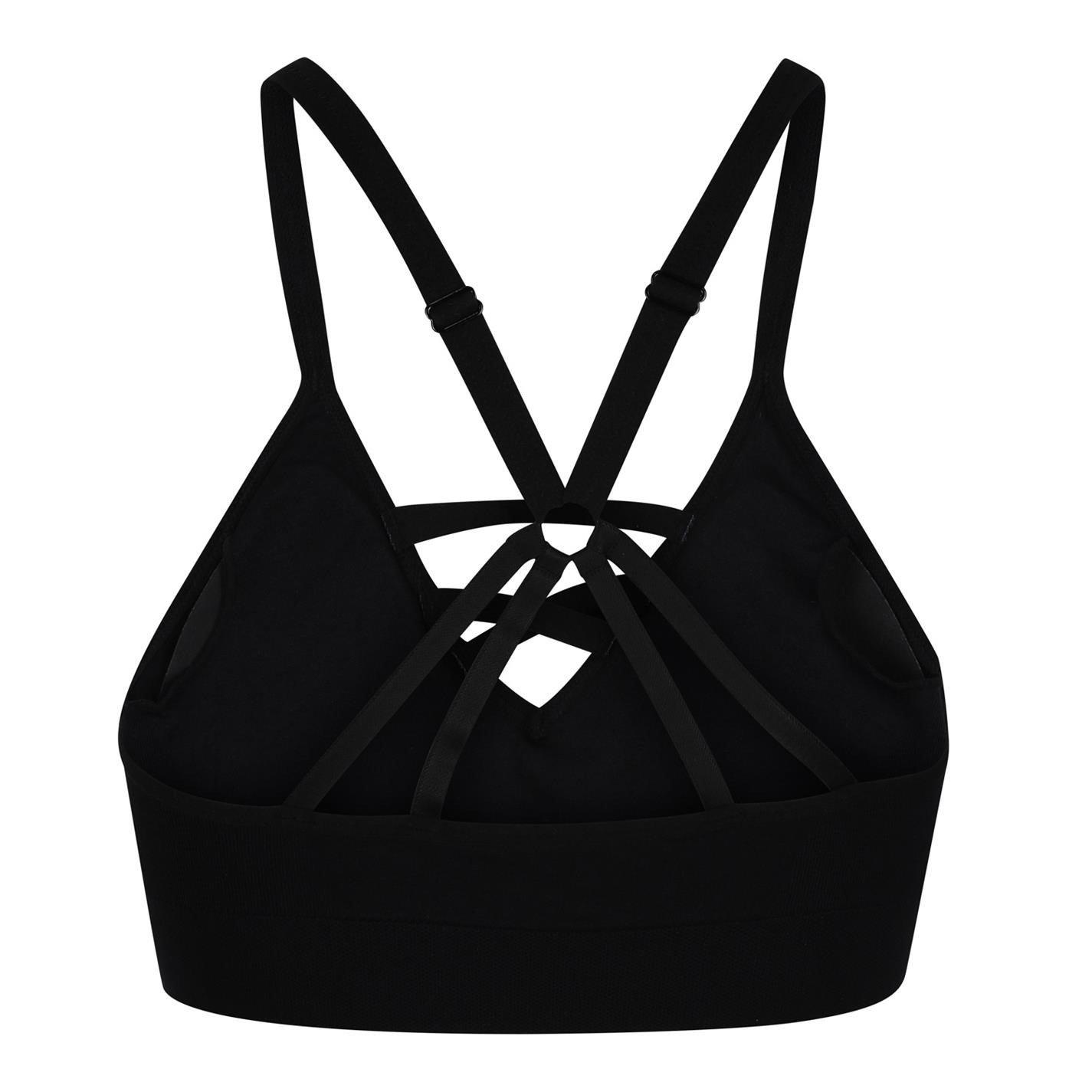 Black - Reebok - Womens Seamless Bra Maryna - 2