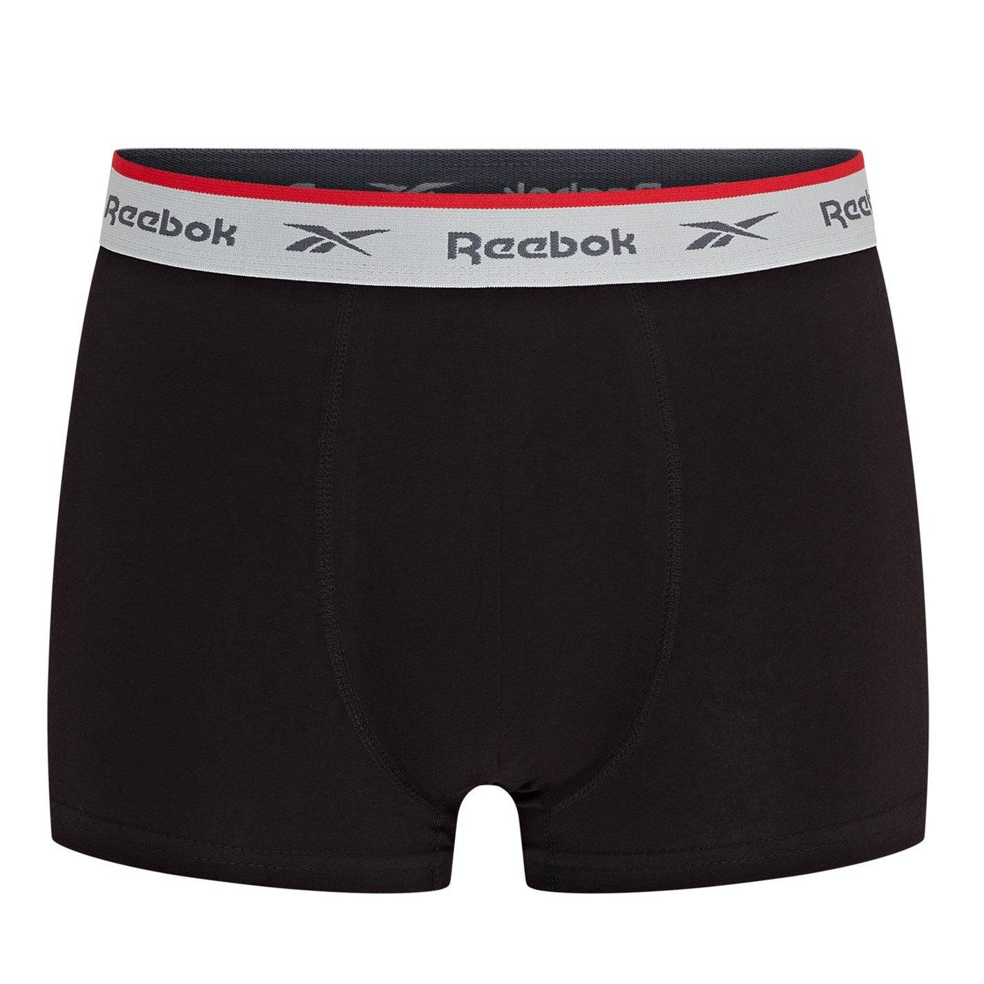 Zwart - Reebok - 3 Pack Mens Boxer Short Ovett - 2