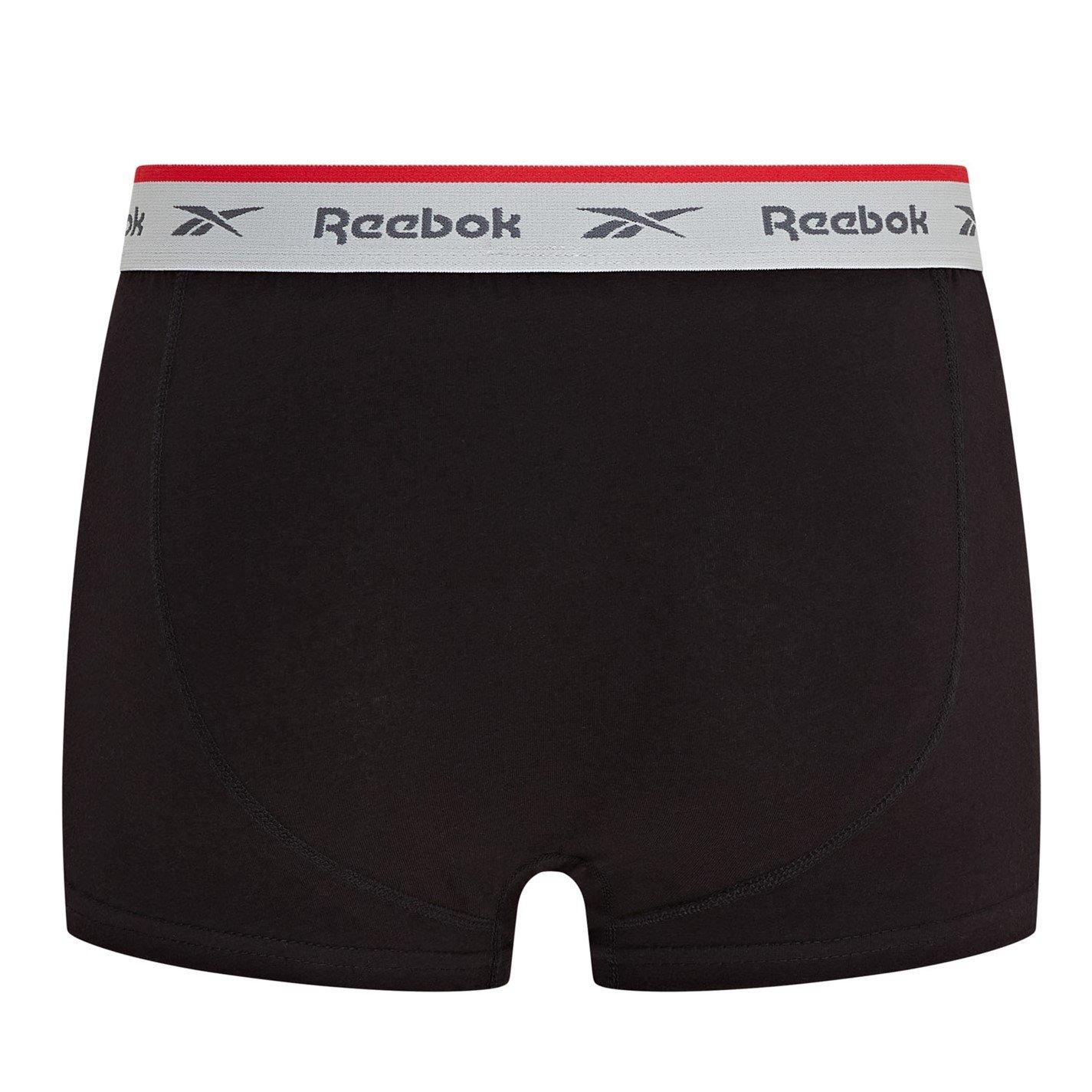 Zwart - Reebok - 3 Pack Mens Boxer Short Ovett - 3