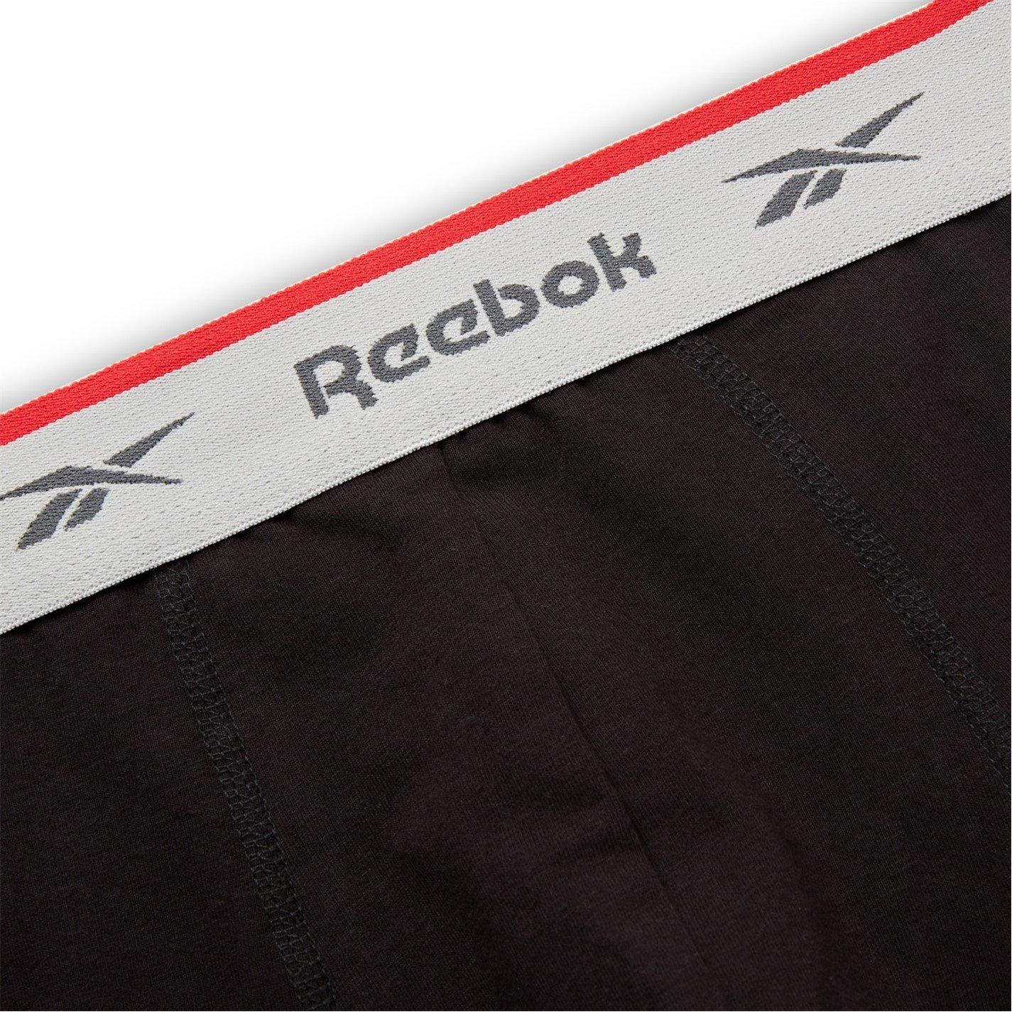 Zwart - Reebok - 3 Pack Mens Boxer Short Ovett - 4