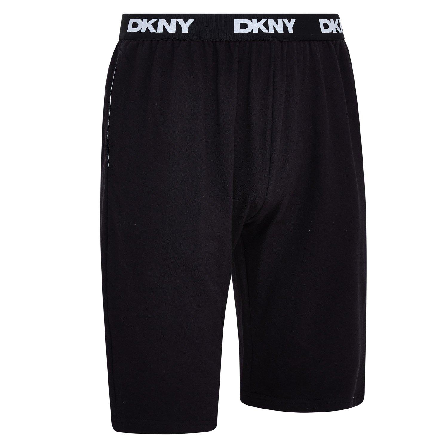Schwarz - DKNY - Mens Lounge Shorts Lions - 4
