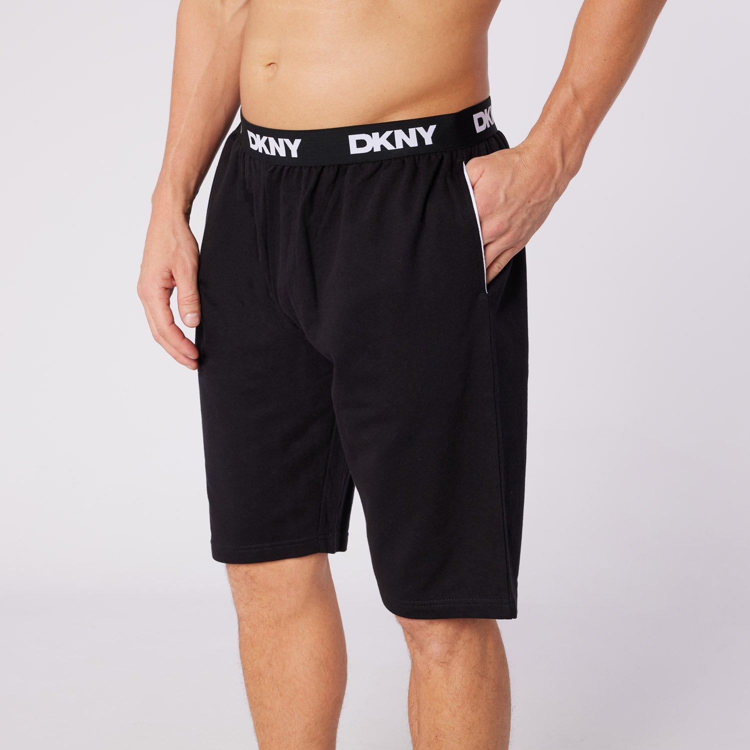 Schwarz - DKNY - Mens Lounge Shorts Lions - 8