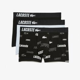 Lacoste Pack of 3 Iconic Trunks  Three Tone Waistband