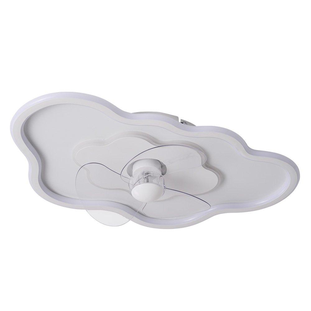 White - Kabinet UK - Cloud-Shaped Ceiling Mount LED Fan Light - 3
