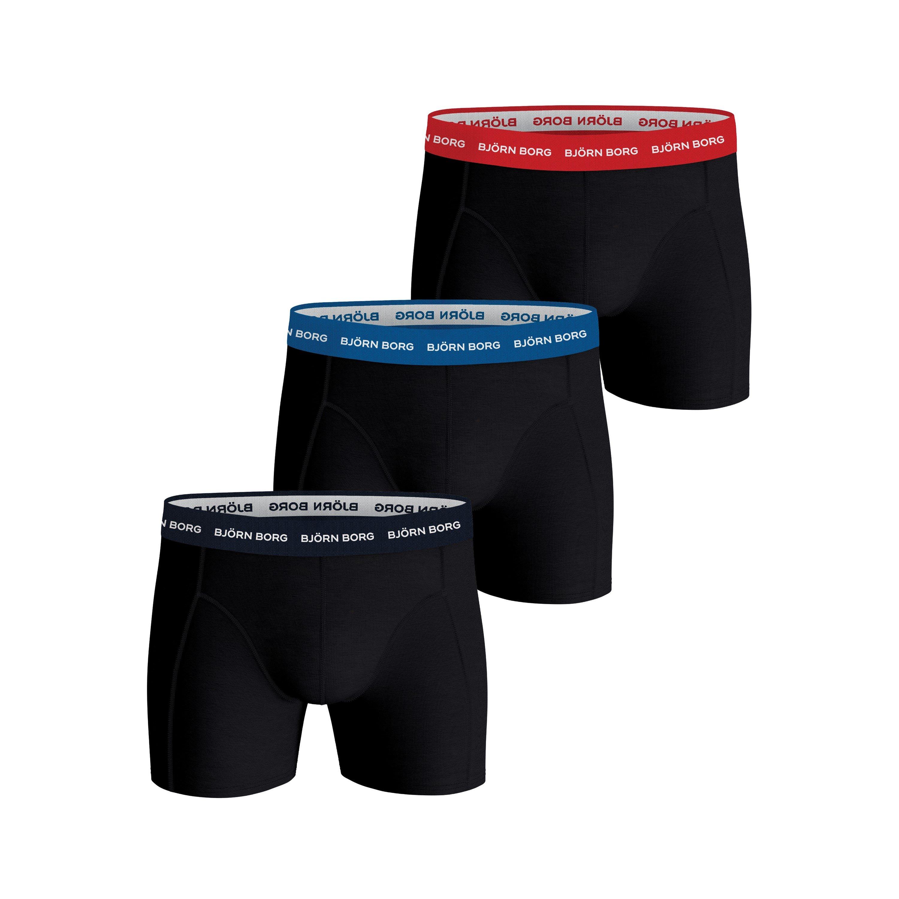 Black/Multi - Bjorn Borg - Bjorn Ctn Boxer 3pk Sn54 - 1