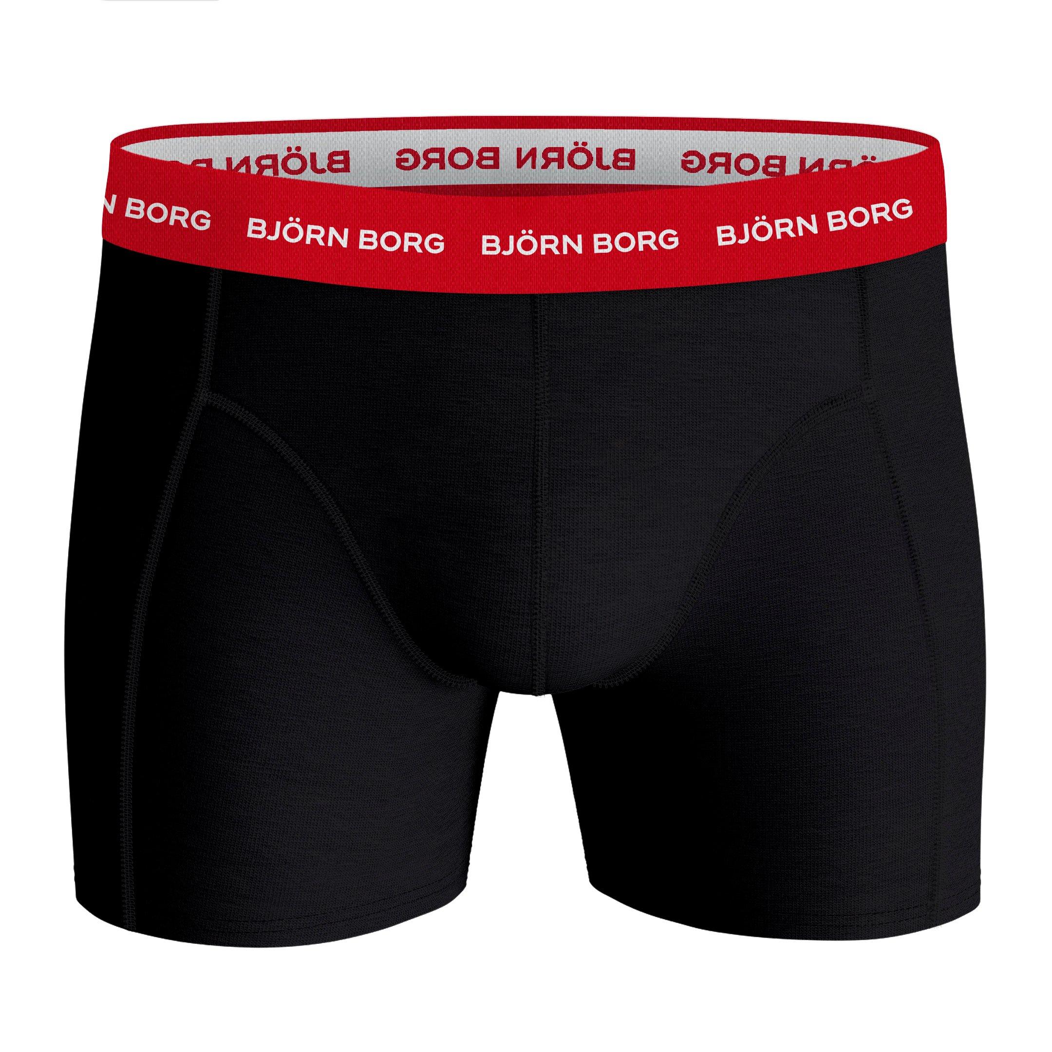 Zwart/Multi - Bjorn Borg - Bjorn Ctn Boxer 3pk Sn54 - 5
