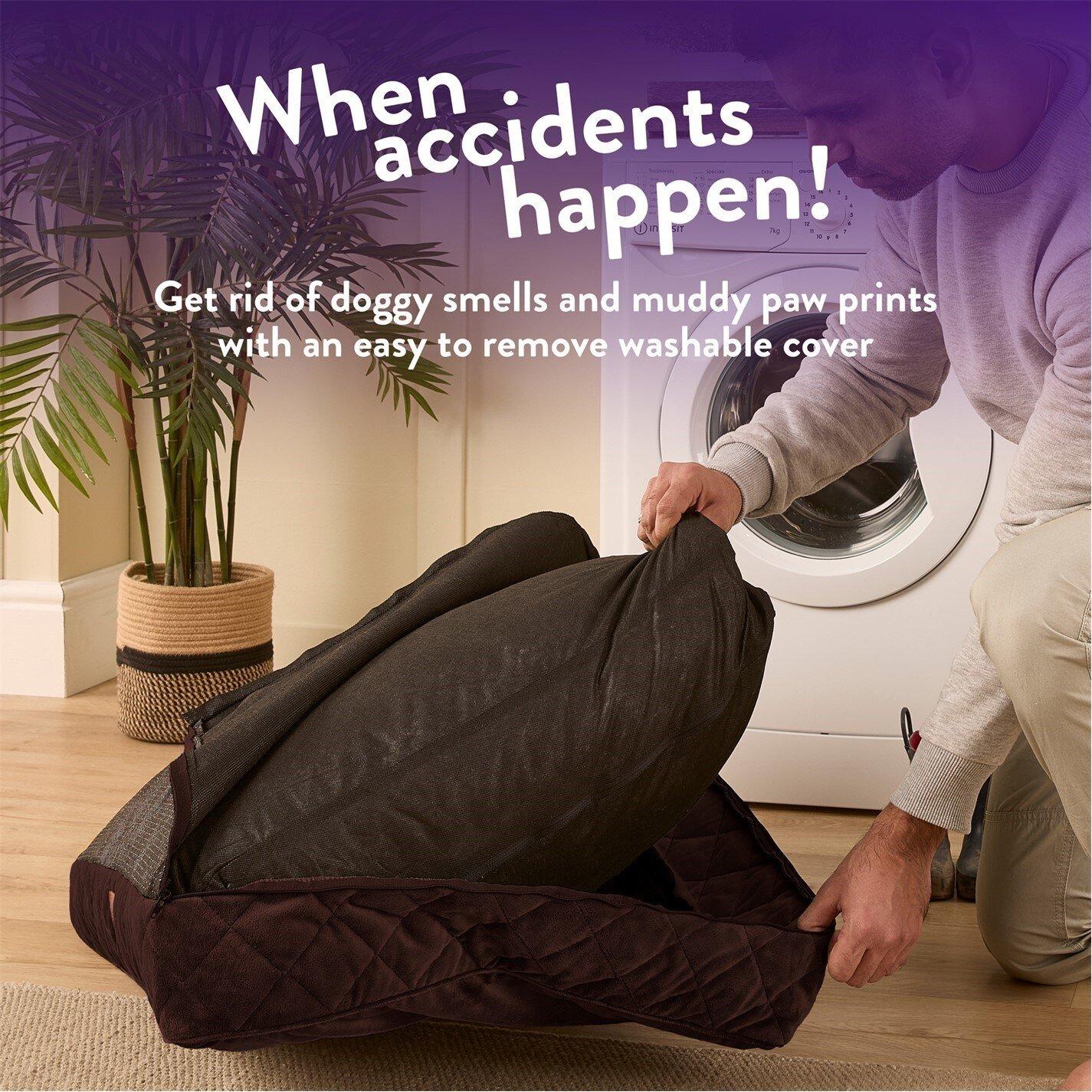 Chocolate Brown - Slumberdown - Paws for Slumber Padded Pet Bed Chocolate Brown - 8