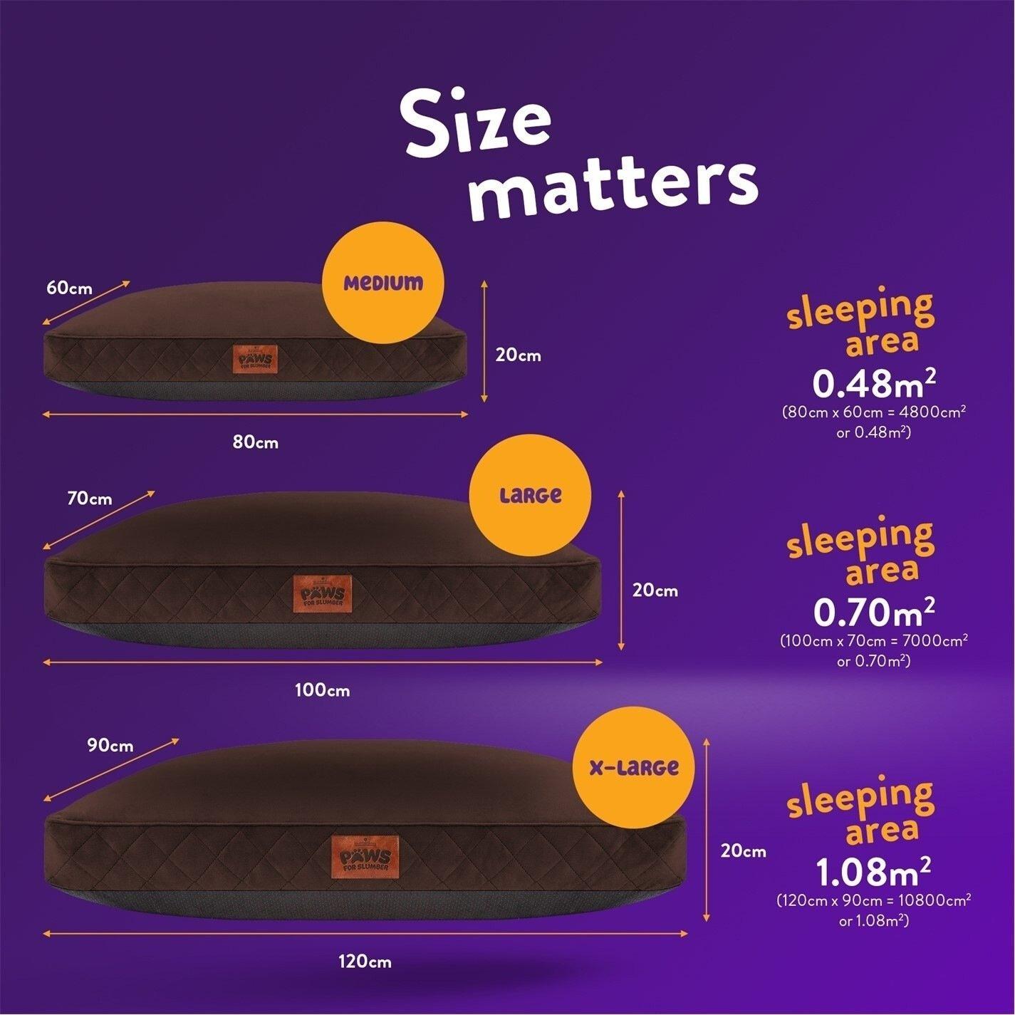 Chocolate Brown - Slumberdown - Paws for Slumber Padded Pet Bed Chocolate Brown - 9