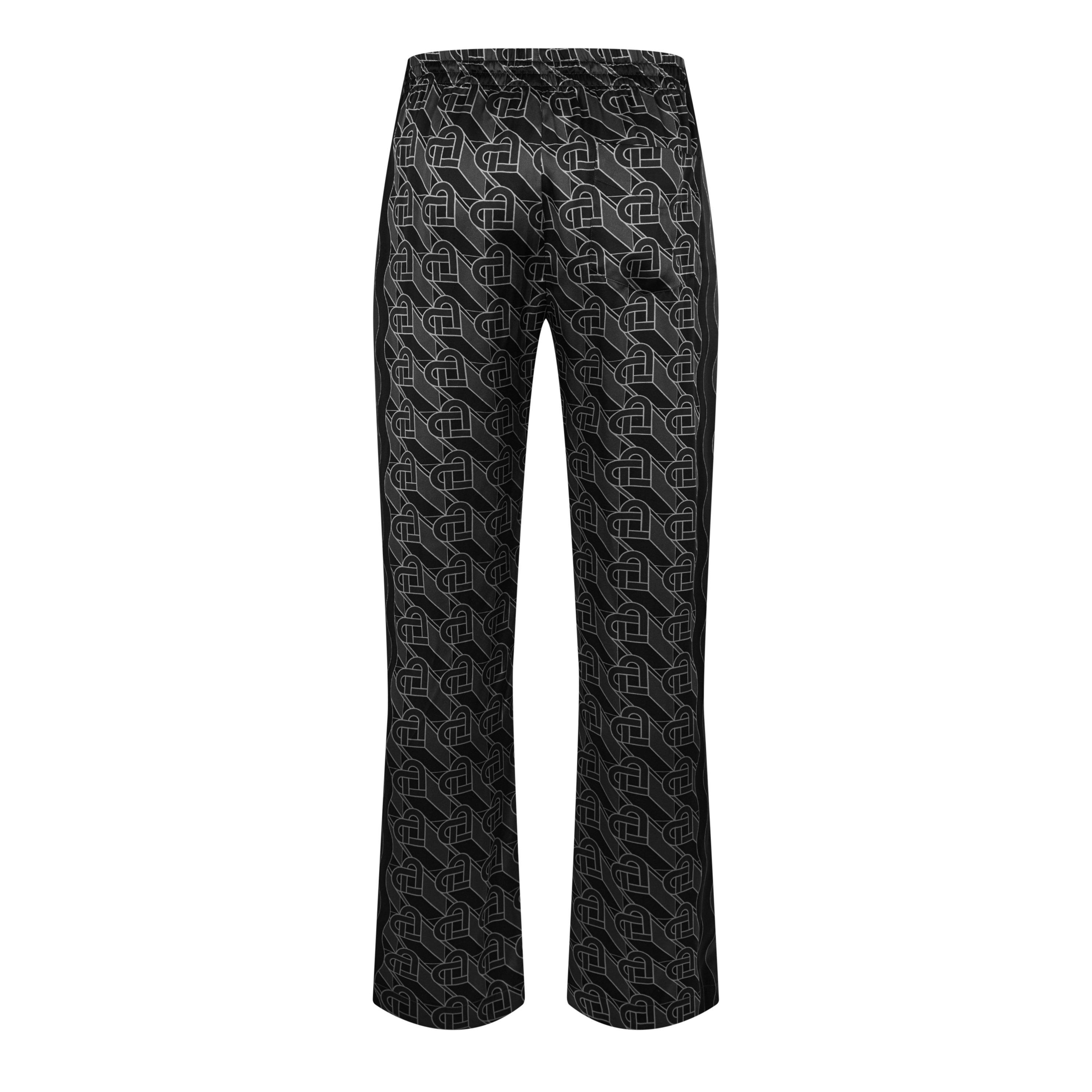 Black - Casablanca - Heart Monogram Pyjama Trousers - 6