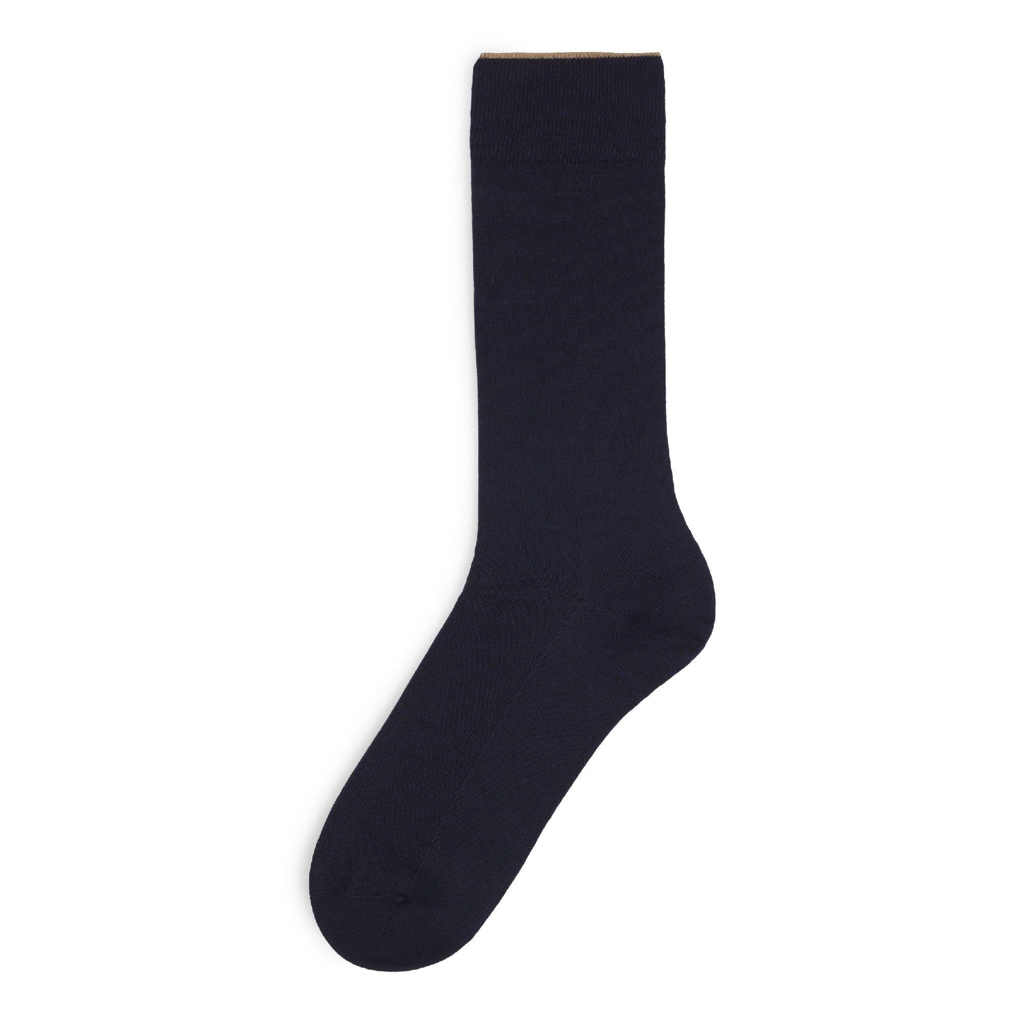 Dark Blue - Boss - Men's Rs Cashmere Silk Ankle Socks - 2