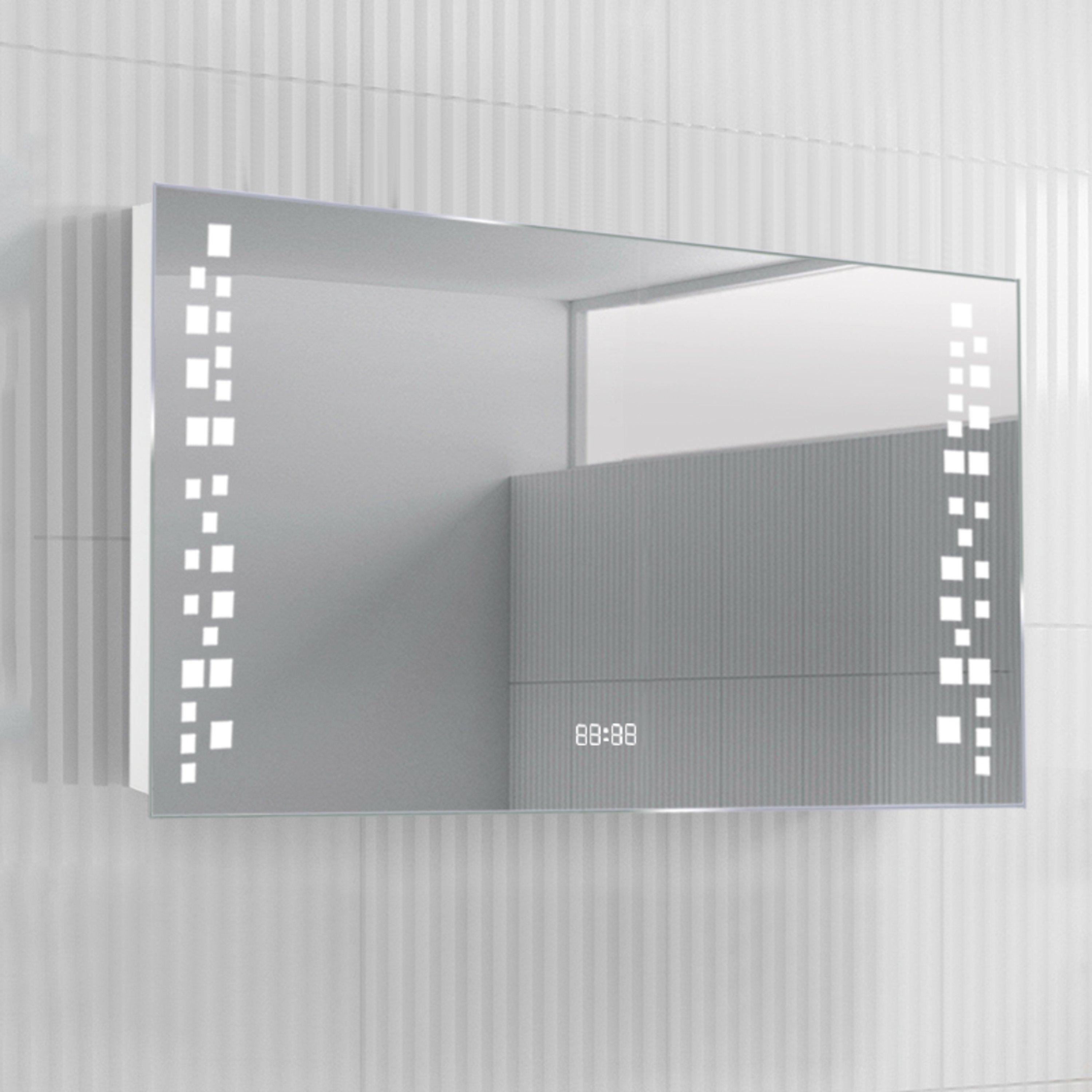 White - Kabinet UK - Modern Fog-Free LED Bathroom Mirror Surface Mount - 3