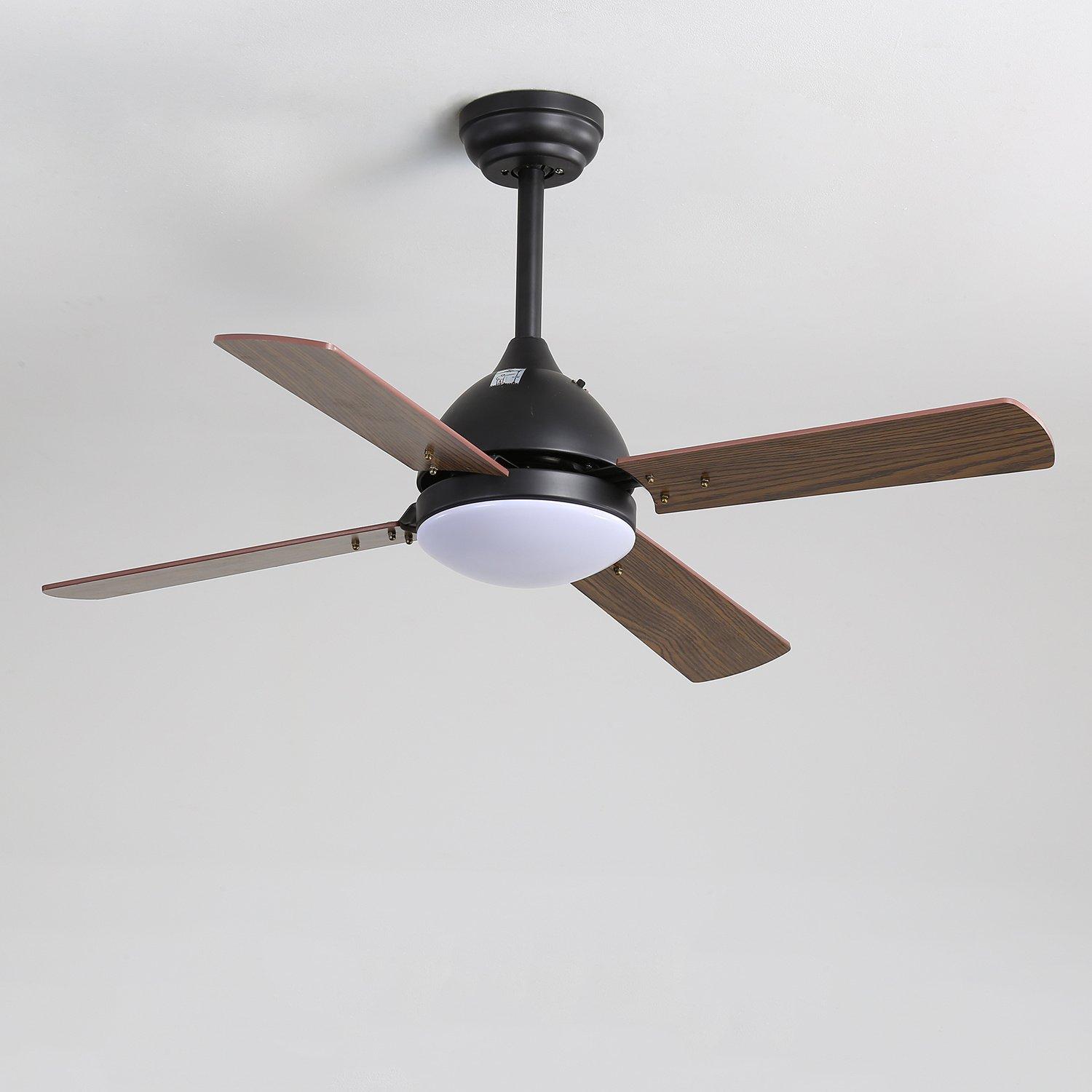 Brown - Kabinet UK - 4 Blade Ceiling Fan with Light for Indoor/Outdoor - 2