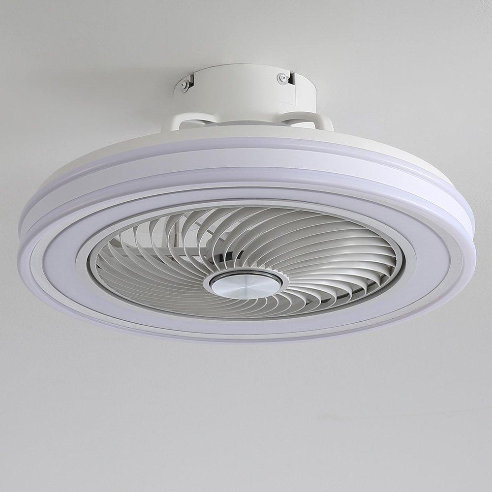 White - Kabinet UK - 21-inch Acrylic Ceiling Mount LED Fan Light - 3