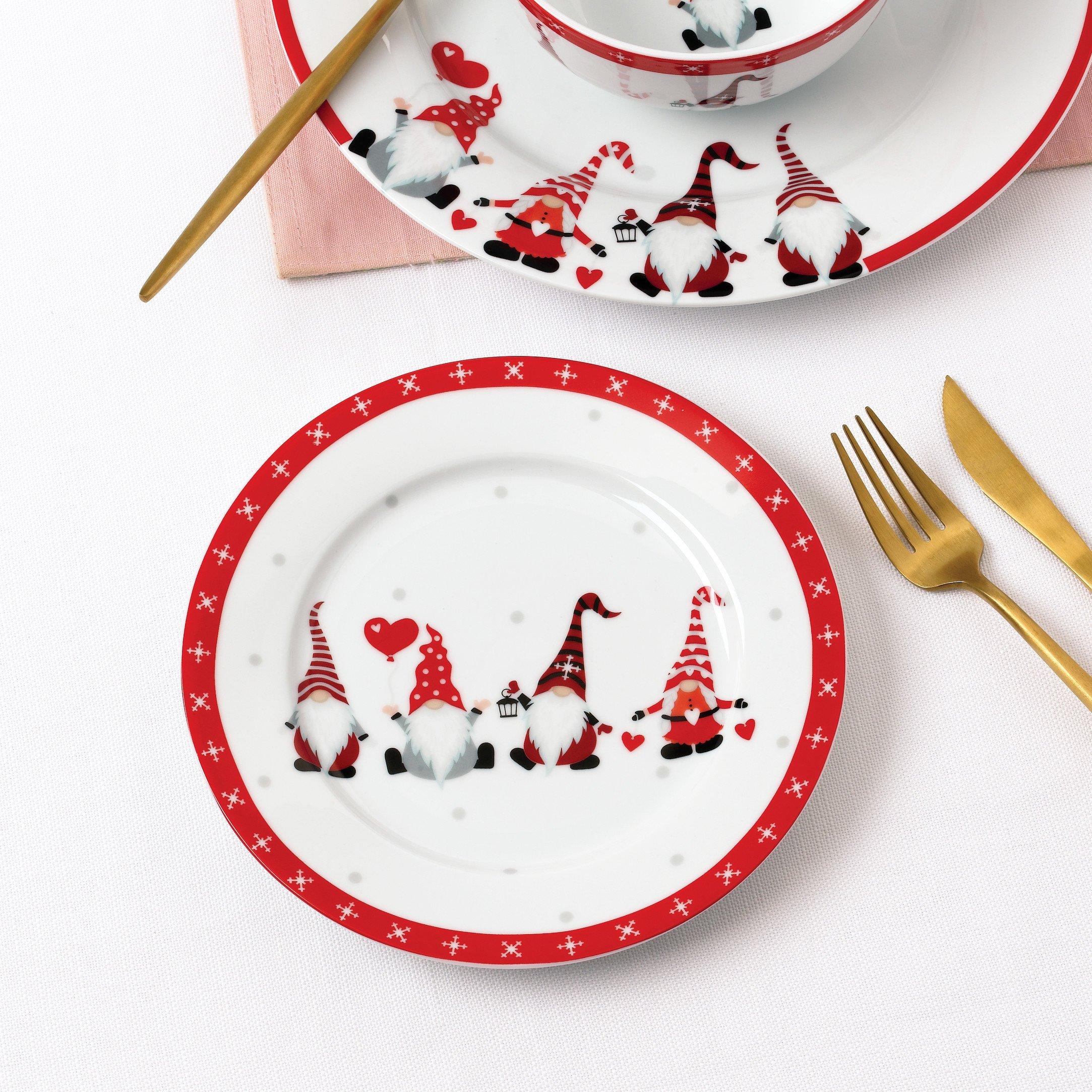 Multi - Waterside - 12pc Nordic Gnome Dinner Set - 3