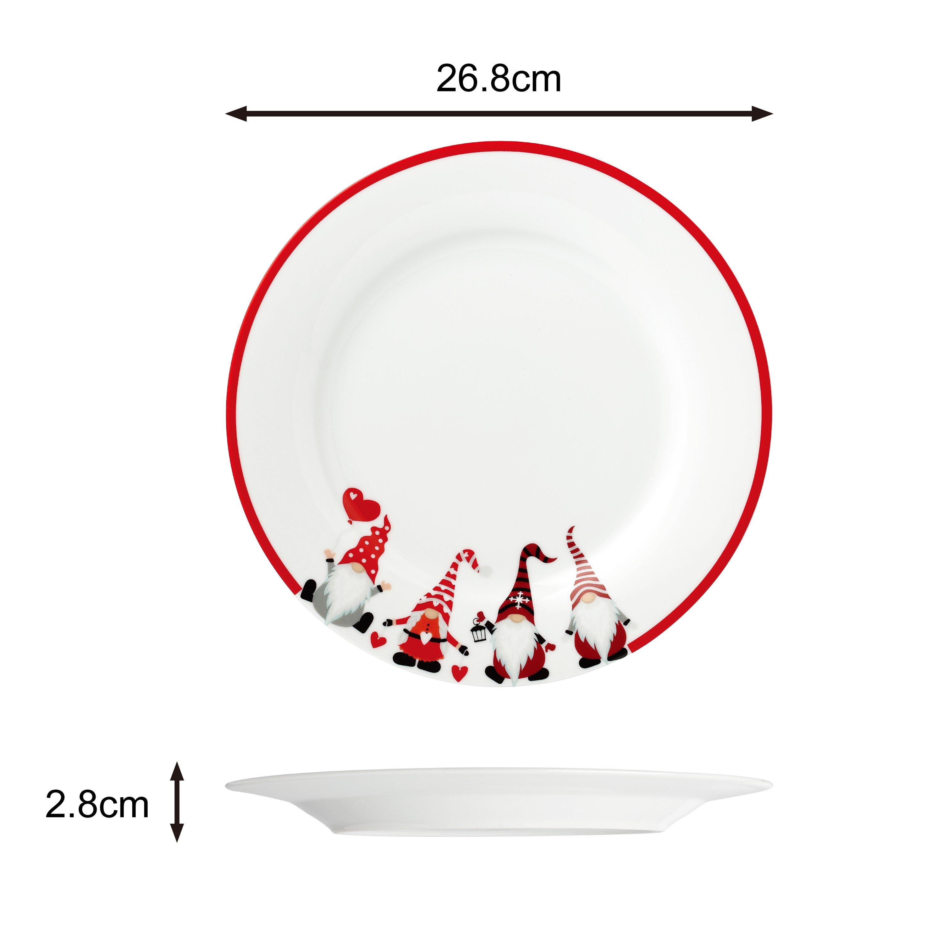 Multi - Waterside - 12pc Nordic Gnome Dinner Set - 4