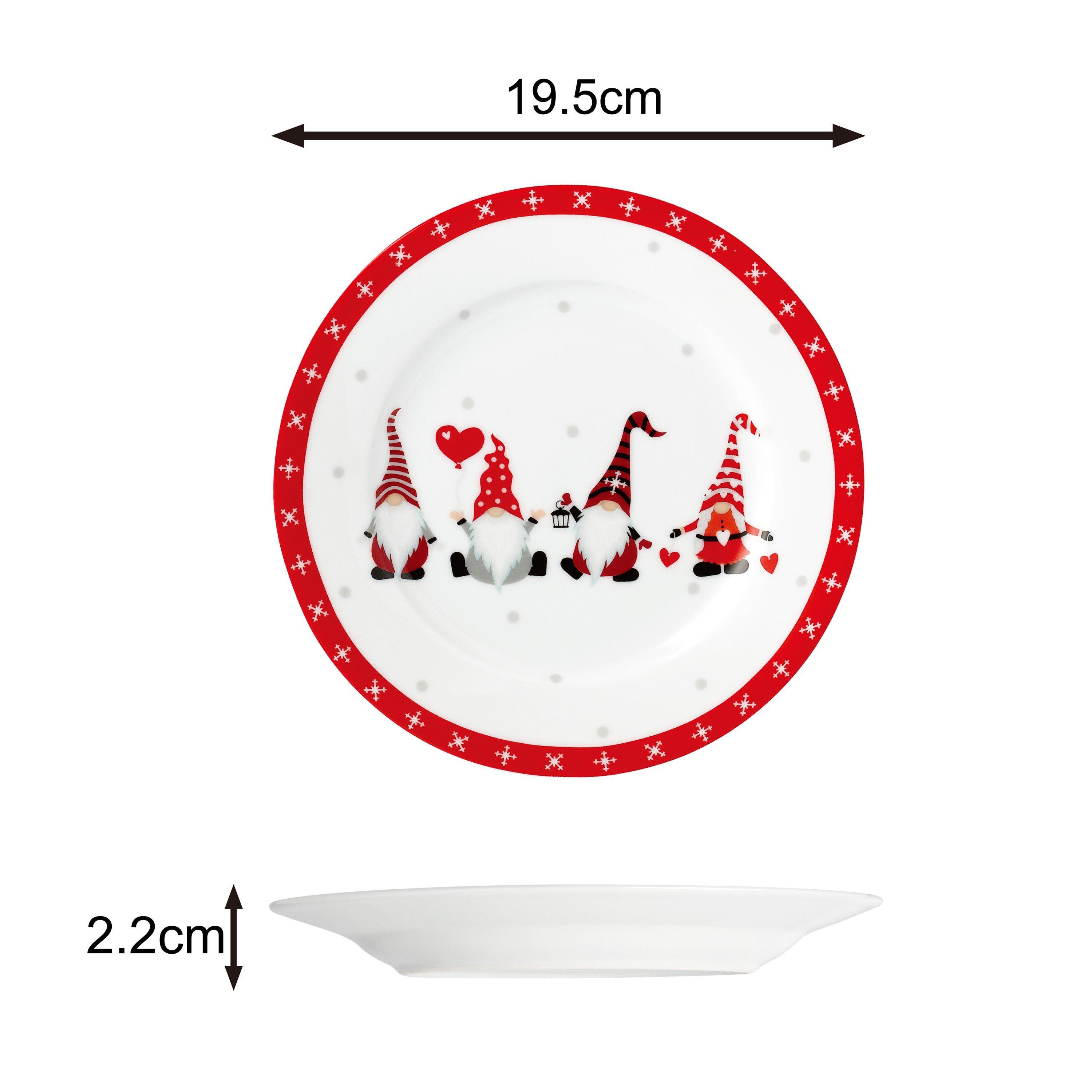 Multi - Waterside - 12pc Nordic Gnome Dinner Set - 5