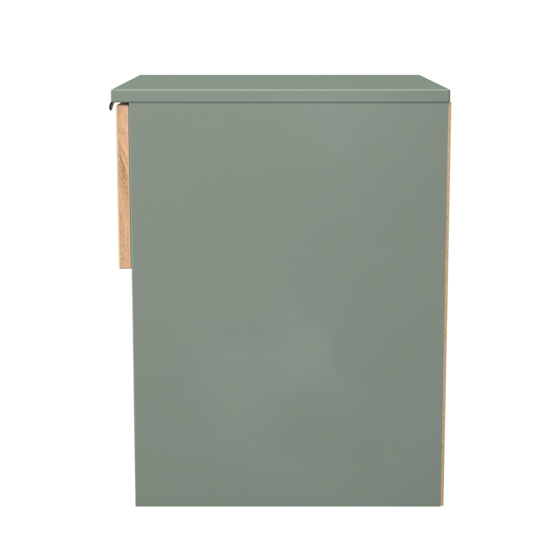 Craft Oak & Ree - Welcome Furniture - Solomon 1 Drawer Open Shelf Bedside Cabinet - 2