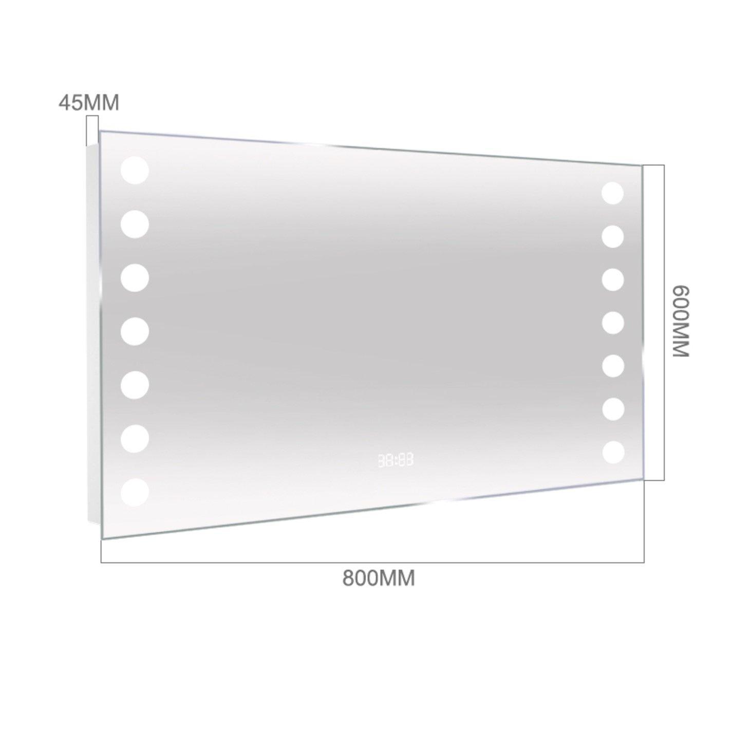 White - Kabinet UK - Modern Fog-Free LED Bathroom Mirror Surface Mount - 5