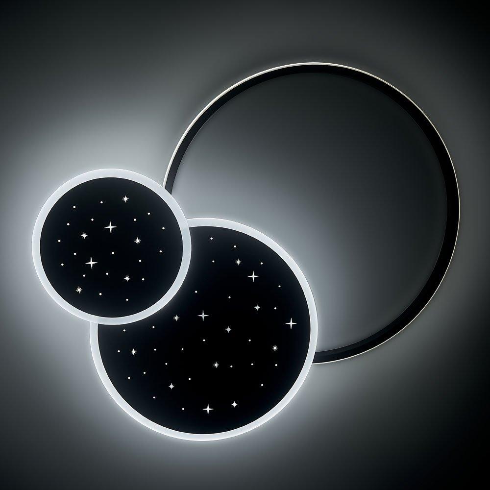 Black - Kabinet UK - LED 3 Round Ceiling Light in White Light - 3