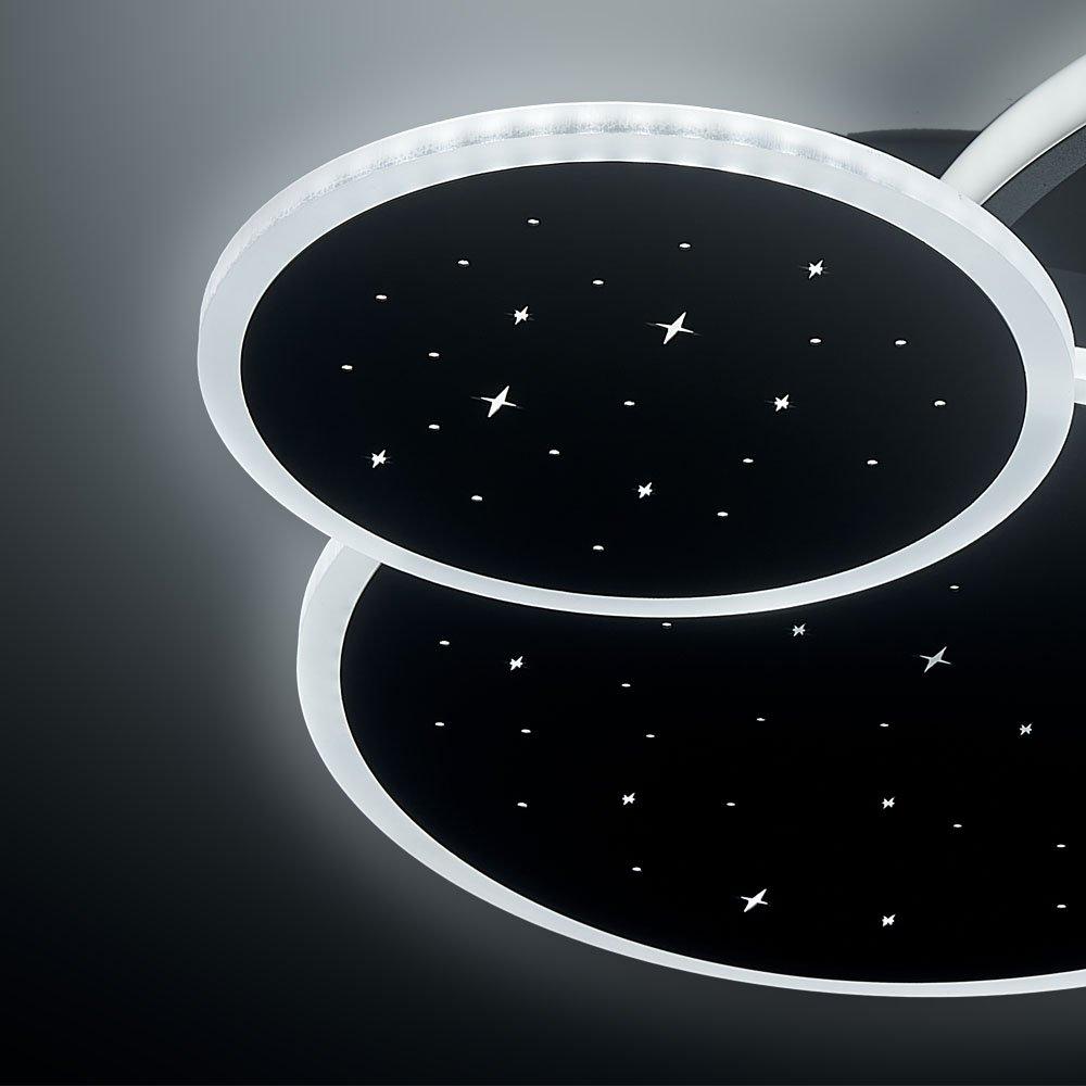 Black - Kabinet UK - LED 3 Round Ceiling Light in White Light - 4