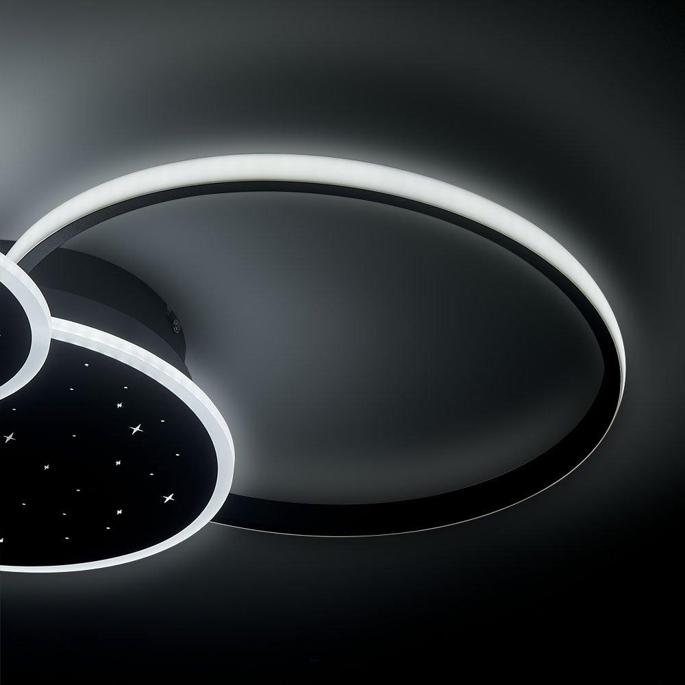 Black - Kabinet UK - LED 3 Round Ceiling Light in White Light - 5