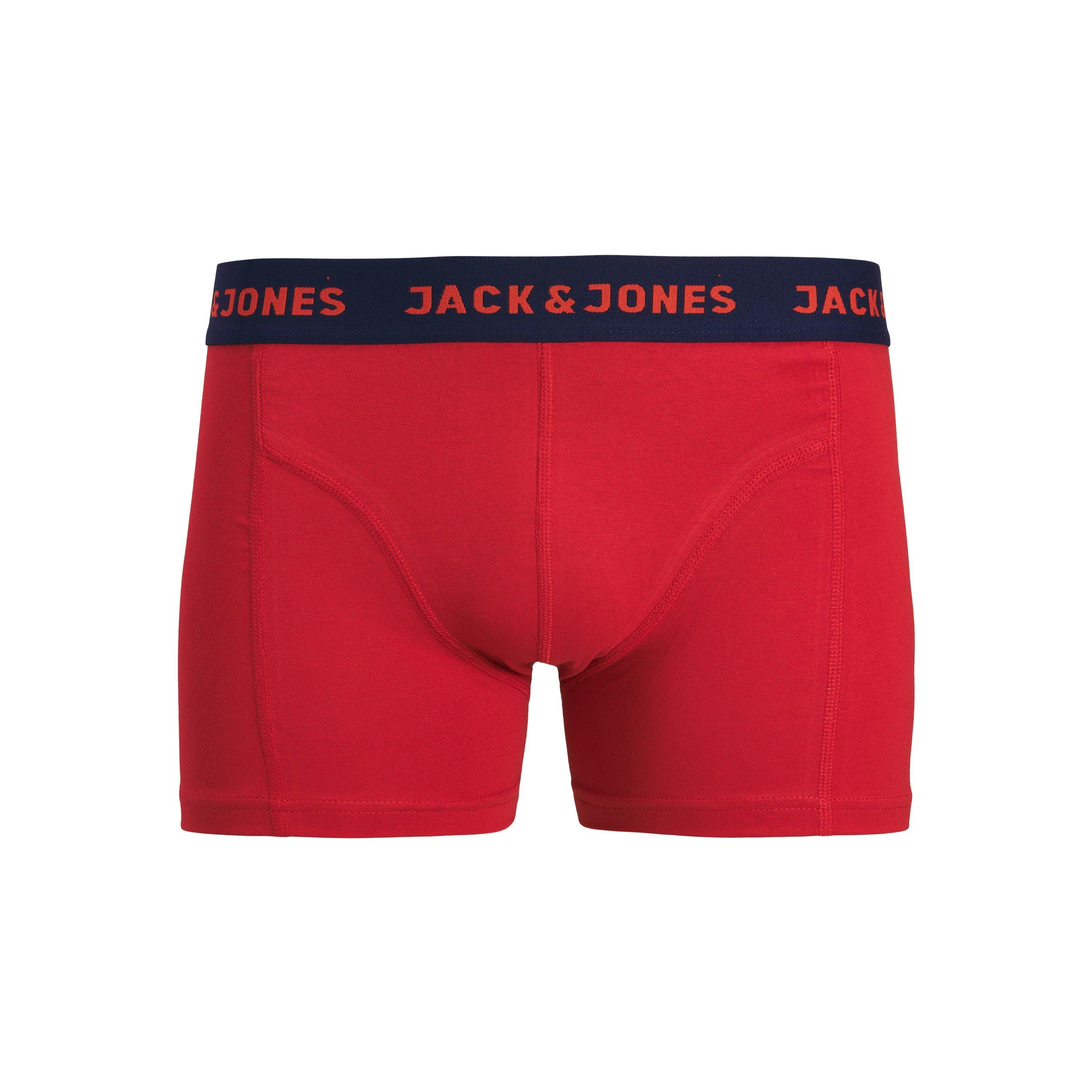 JACK & JONES JACSUPER Trunk SN – Mutandoni Uomo In Cotone, Pacchetto Multiplo, Vestibilità Comoda, Colori Vari