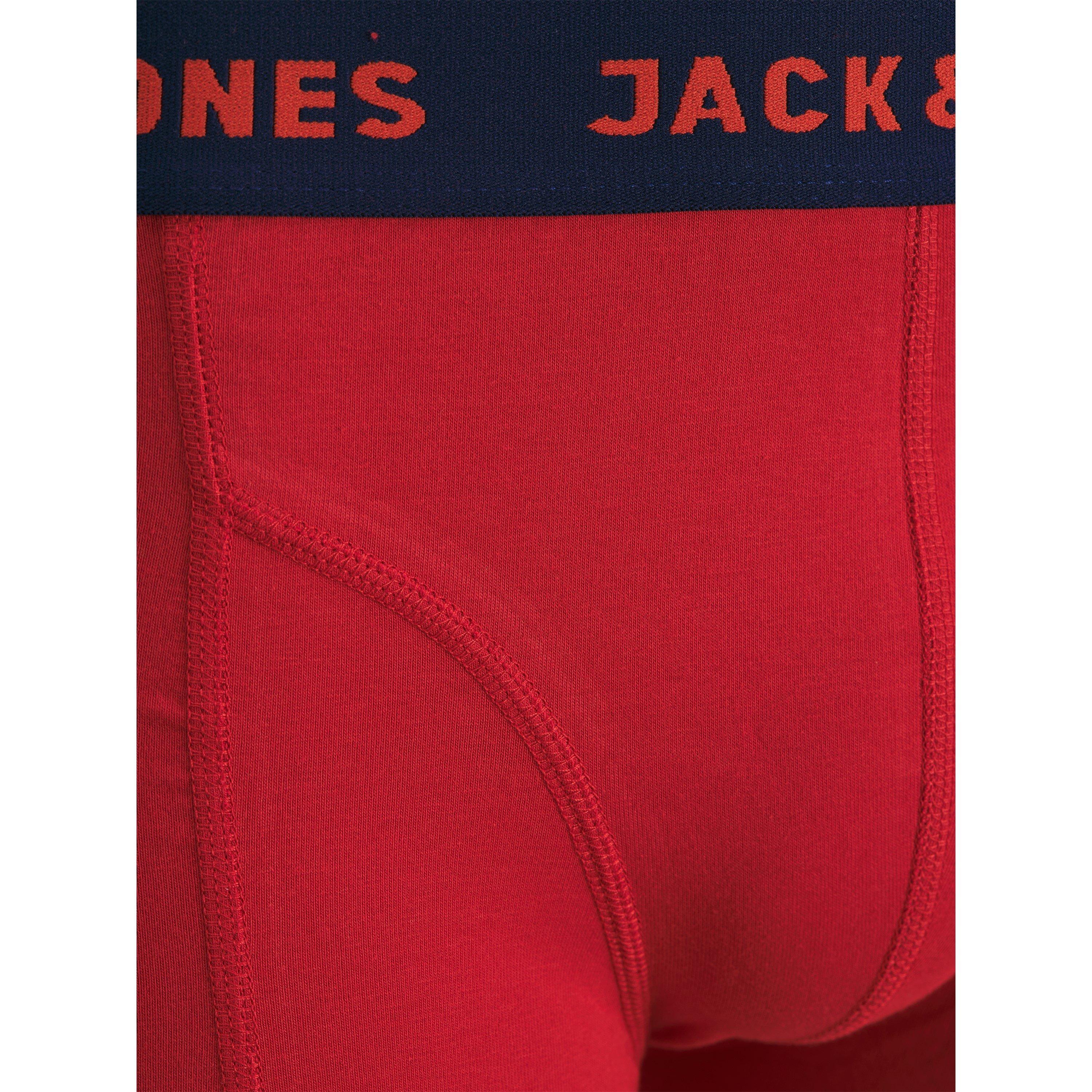 JACK & JONES Jacwatermelon Trunks 3 Pack, Boxer Uomo In Cotone Ed Elastan, Vestibilità Normale, Fantasia Frutta - 3