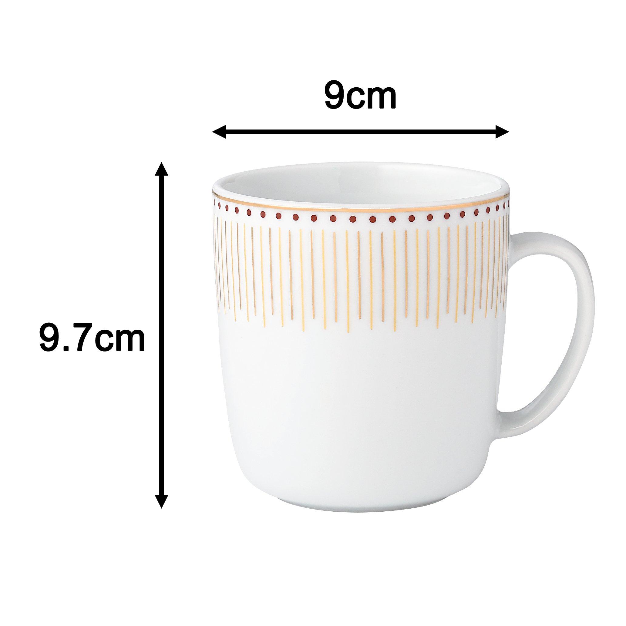 Multi - Waterside - 4PC Gold Radiance Porcelain Mug Set - 3